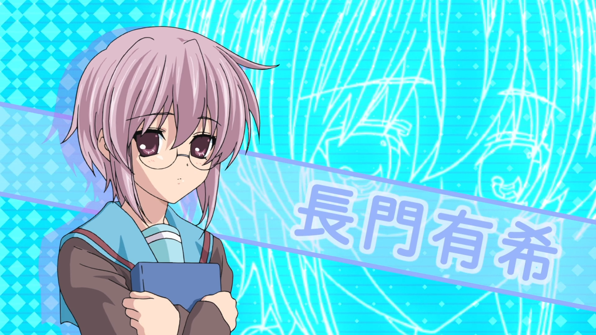 The Melancholy Of Haruhi Suzumiya Suzumiya Haruhi No Yuutsu Nagato Yuki Cyan 1920x1080