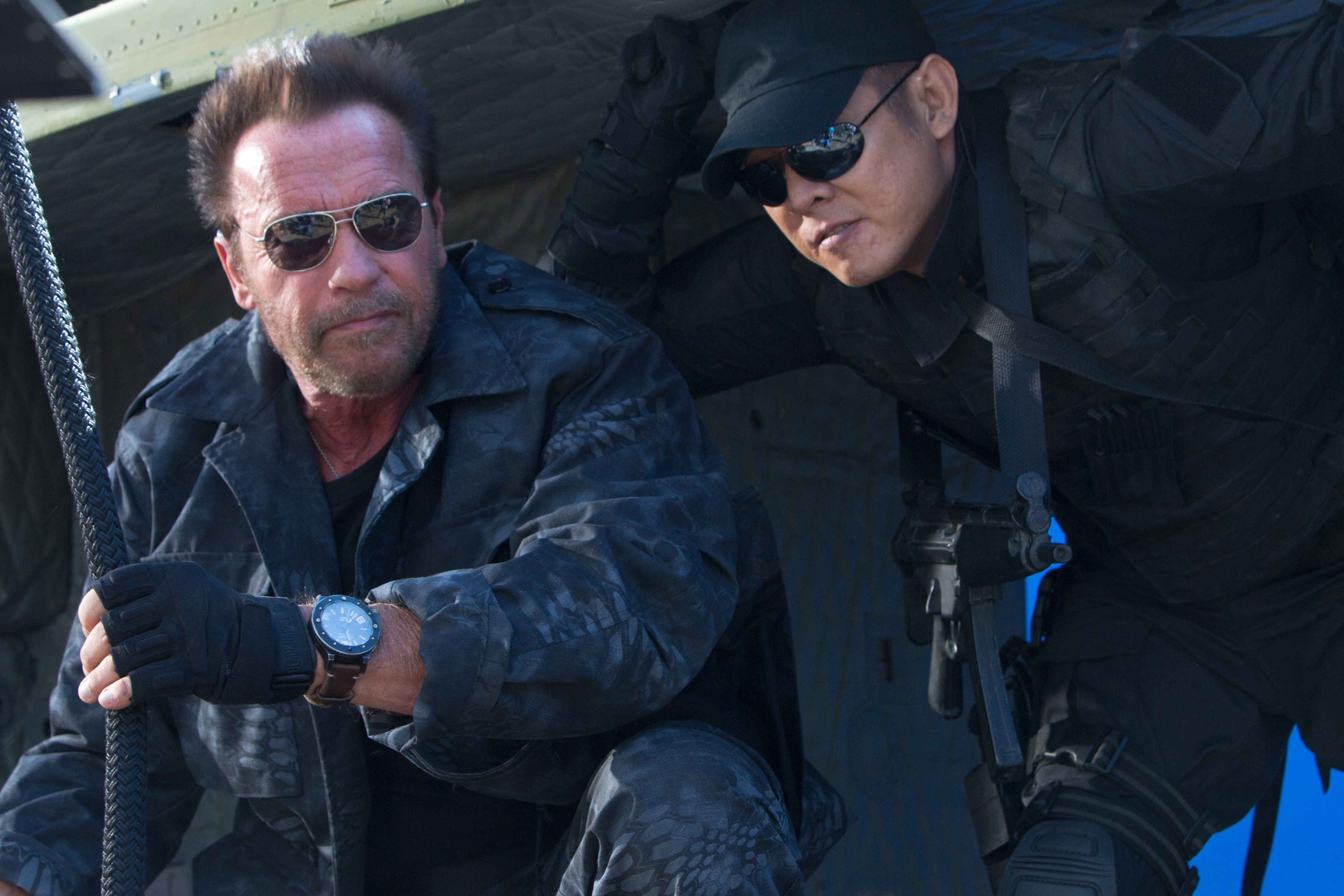 The Expendables 3 Trench The Expendables Arnold Schwarzenegger Jet Li Yin Yang The Expendables 4896x3264