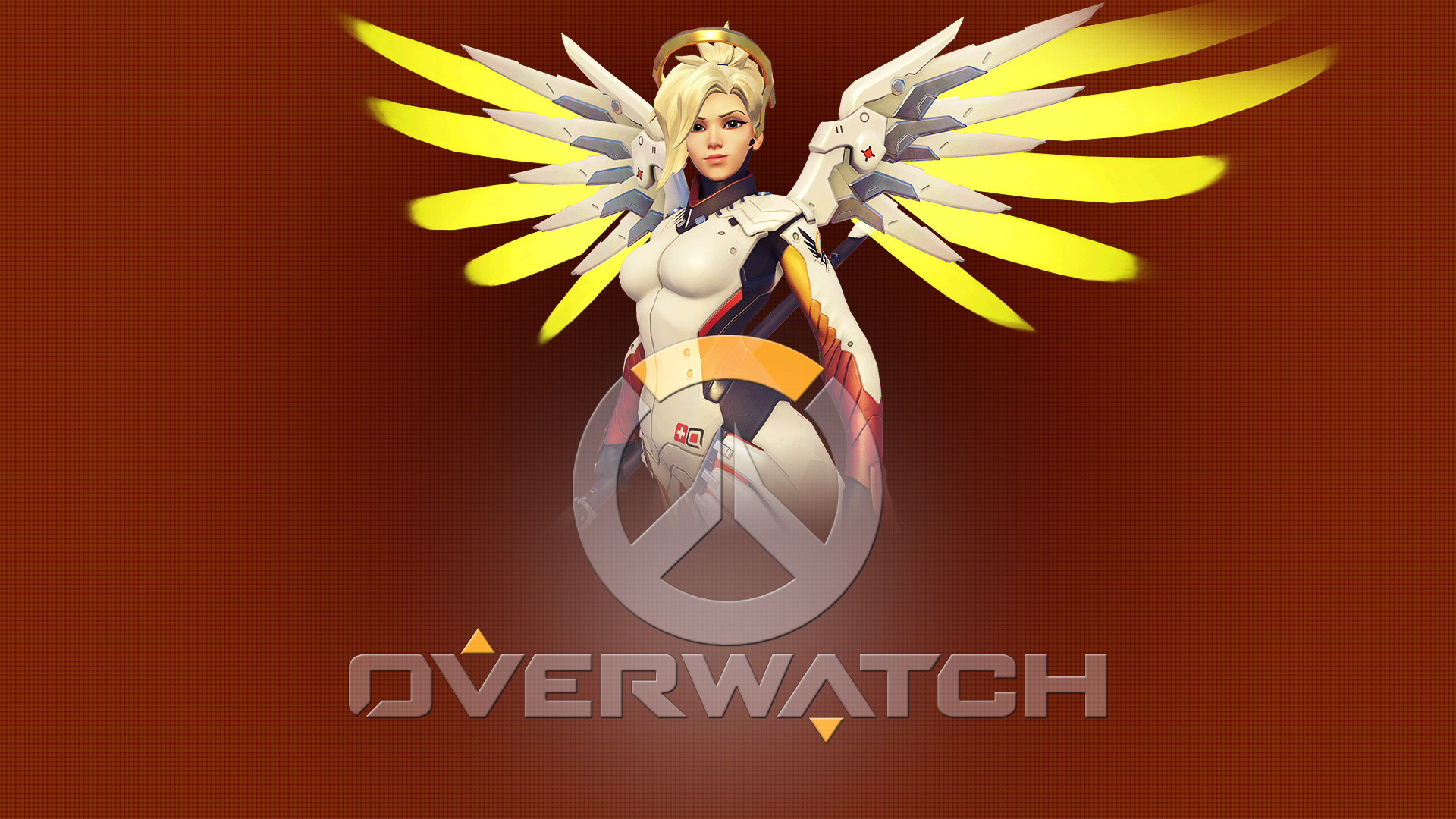 Blizzard Entertainment Overwatch Video Games PT Desu Author Angela Ziegler Mercy Overwatch 1920x1080