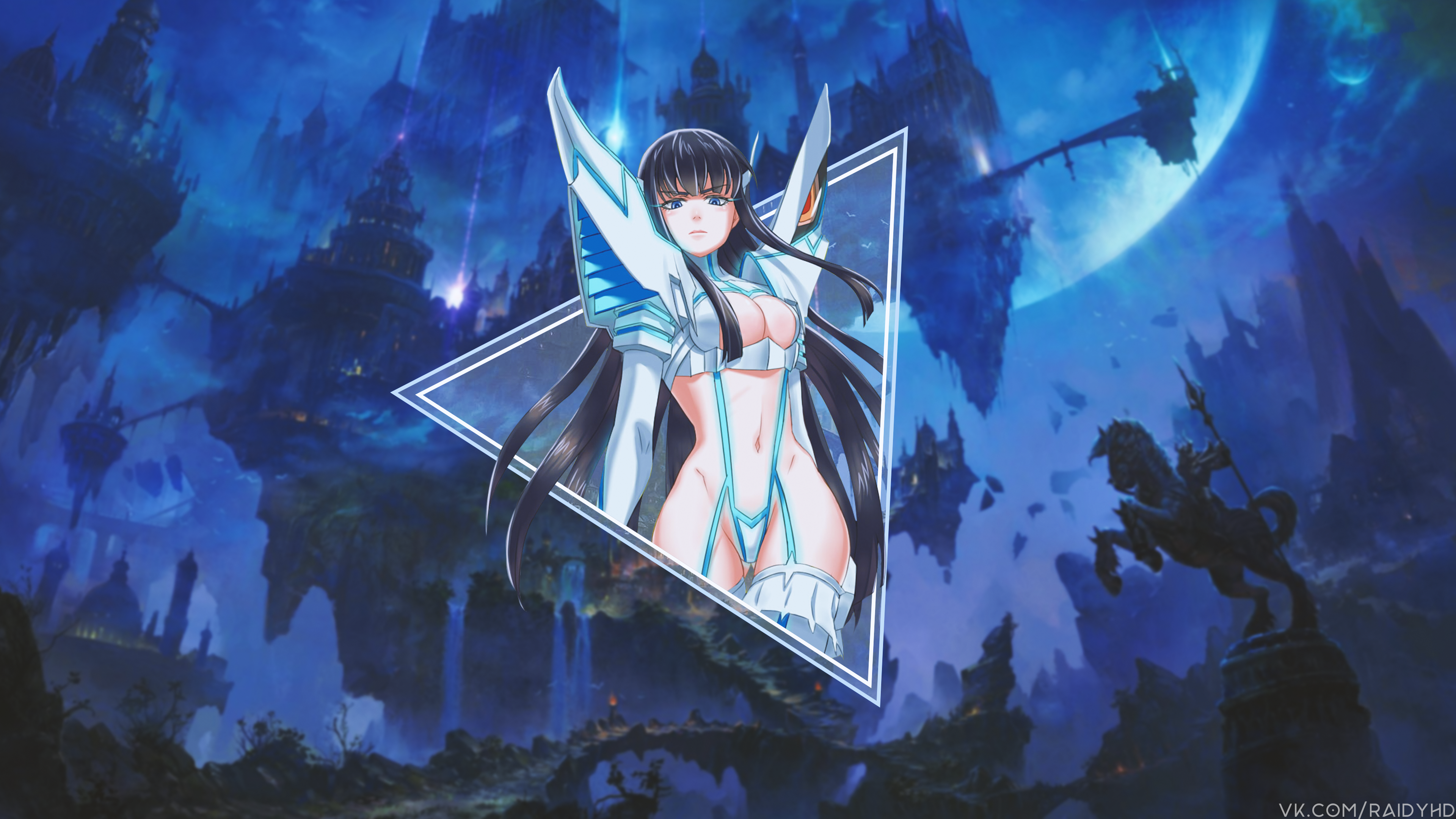 Anime Girls Picture In Picture Anime Fantasy Girl Kill La Kill Kiryuin Satsuki 3840x2160