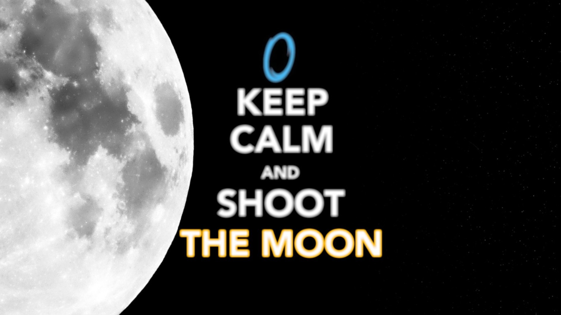 Keep Calm And Video Game Art Moon Video Games PC Gaming 1920x1079