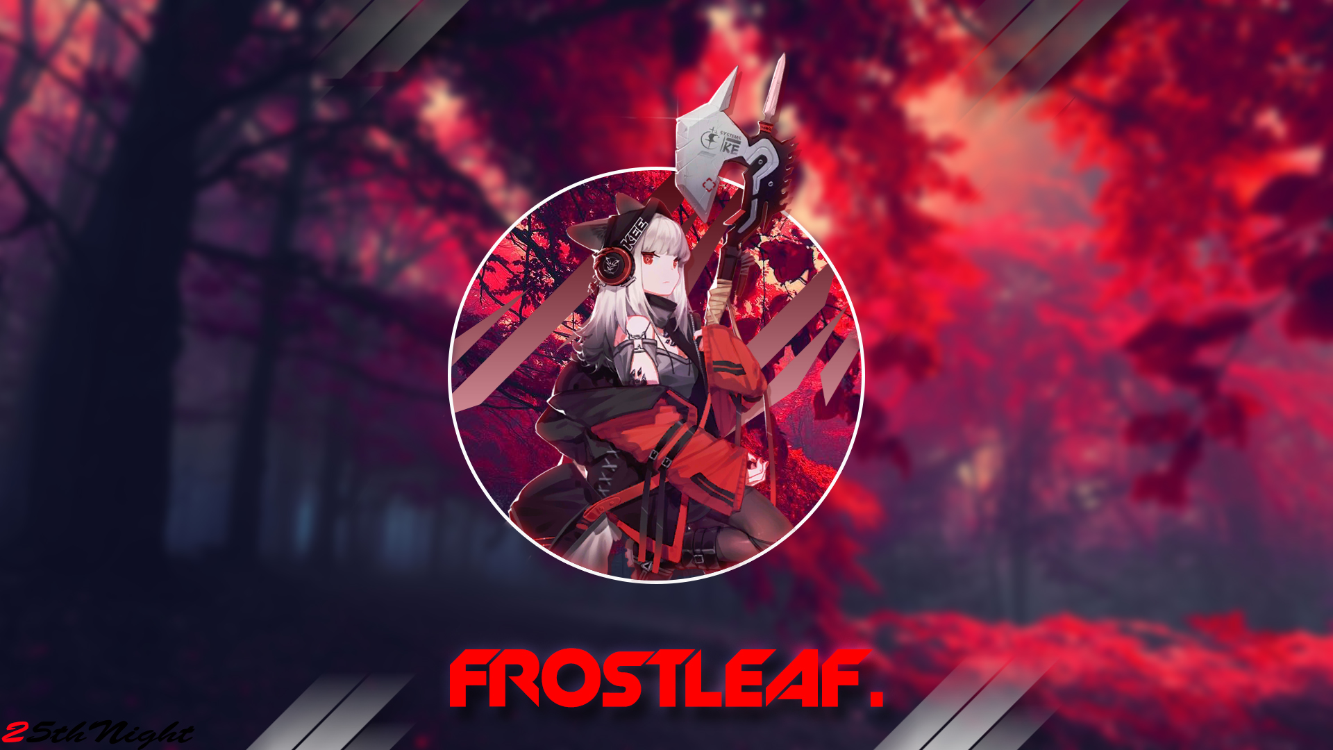 Frostleaf Arknights Video Game Characters Anime Girls Anime 1920x1080