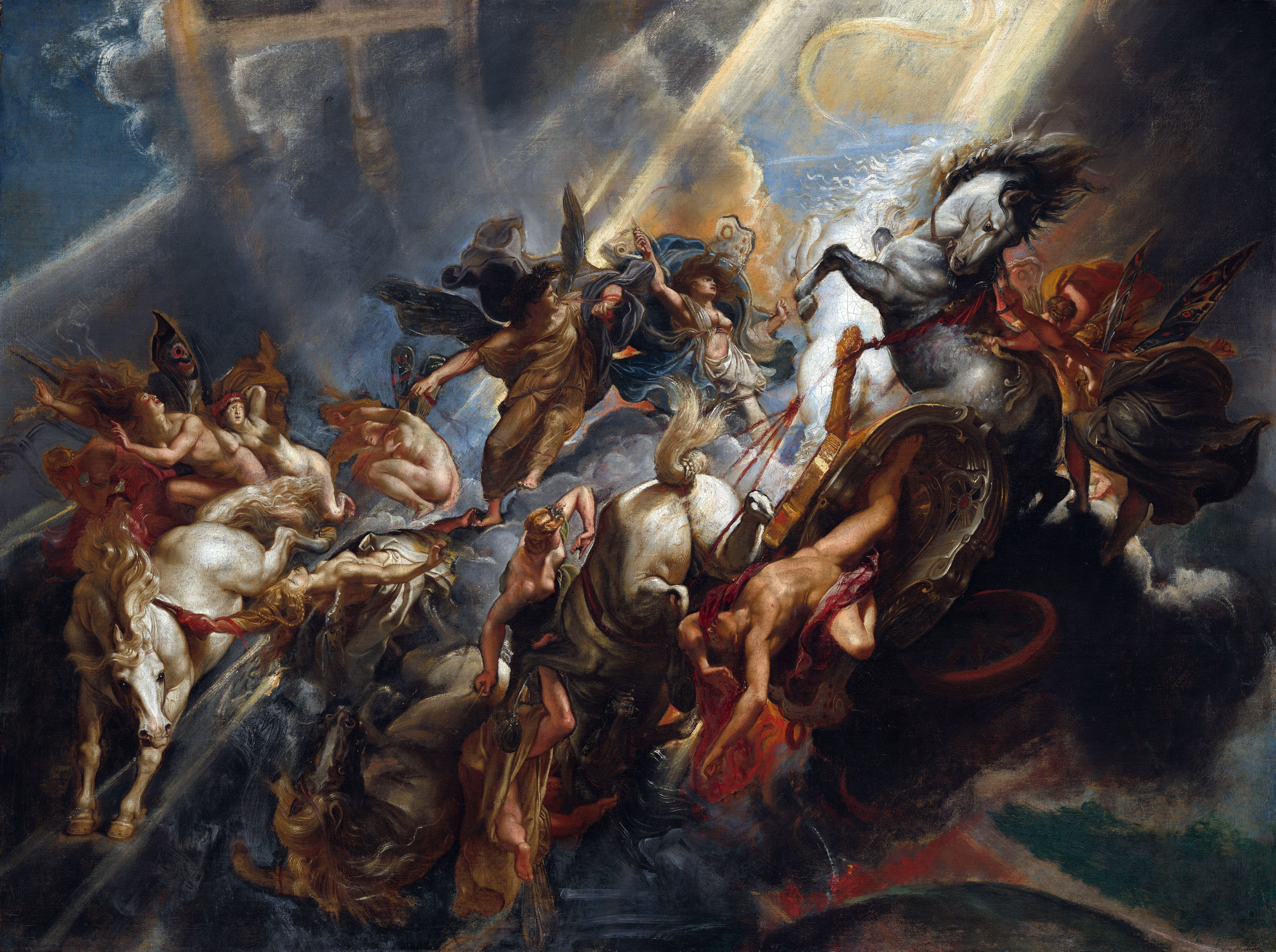 Peter Paul Rubens The Fall Of Phaeton 1605 Classic Art Painting 5000x3731