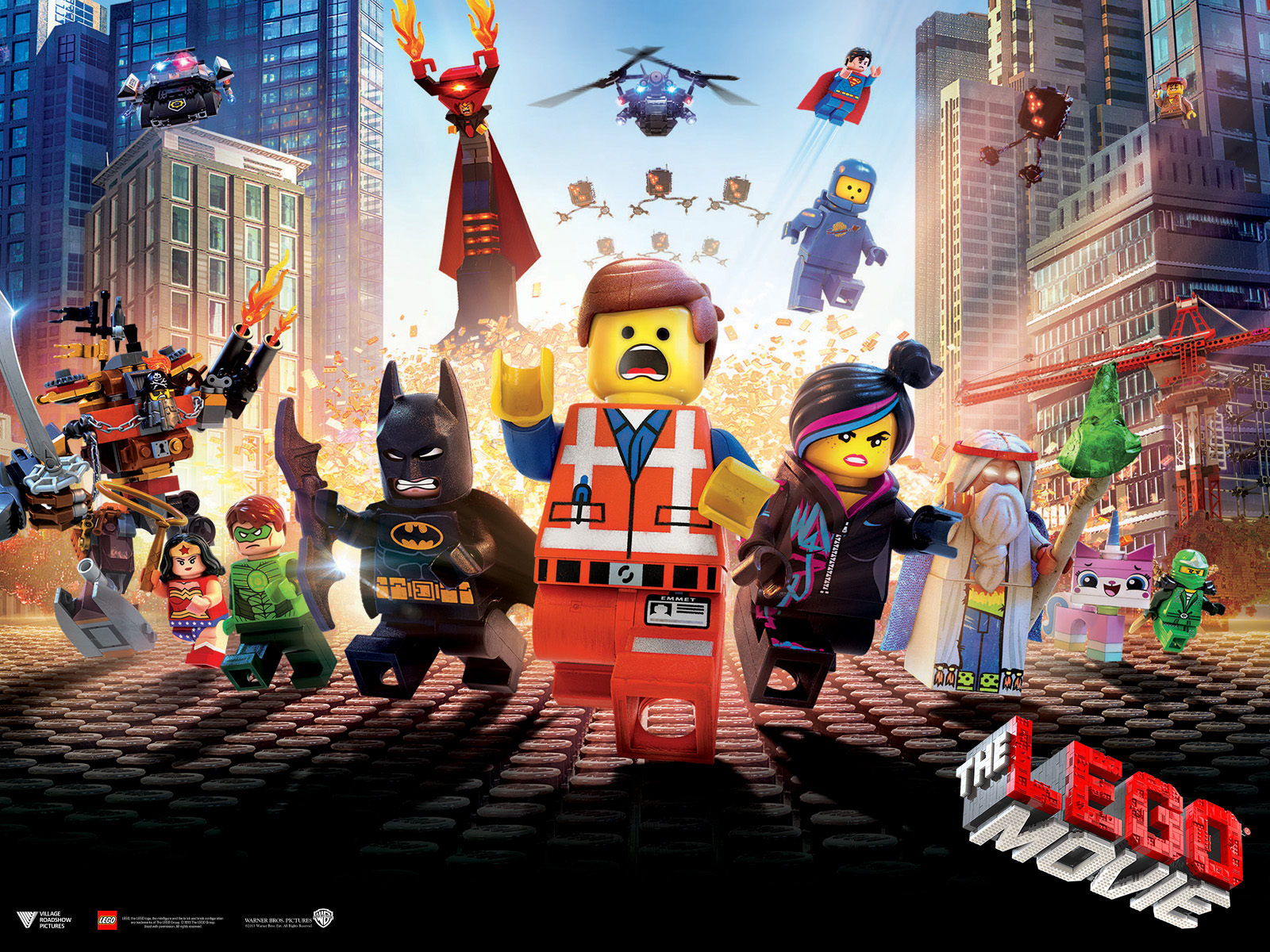 Lego Emmet The Lego Movie Benny The Lego Movie Space Wyldstyle The LEGO Movie Unikitty Lego Movie Ba 1600x1200