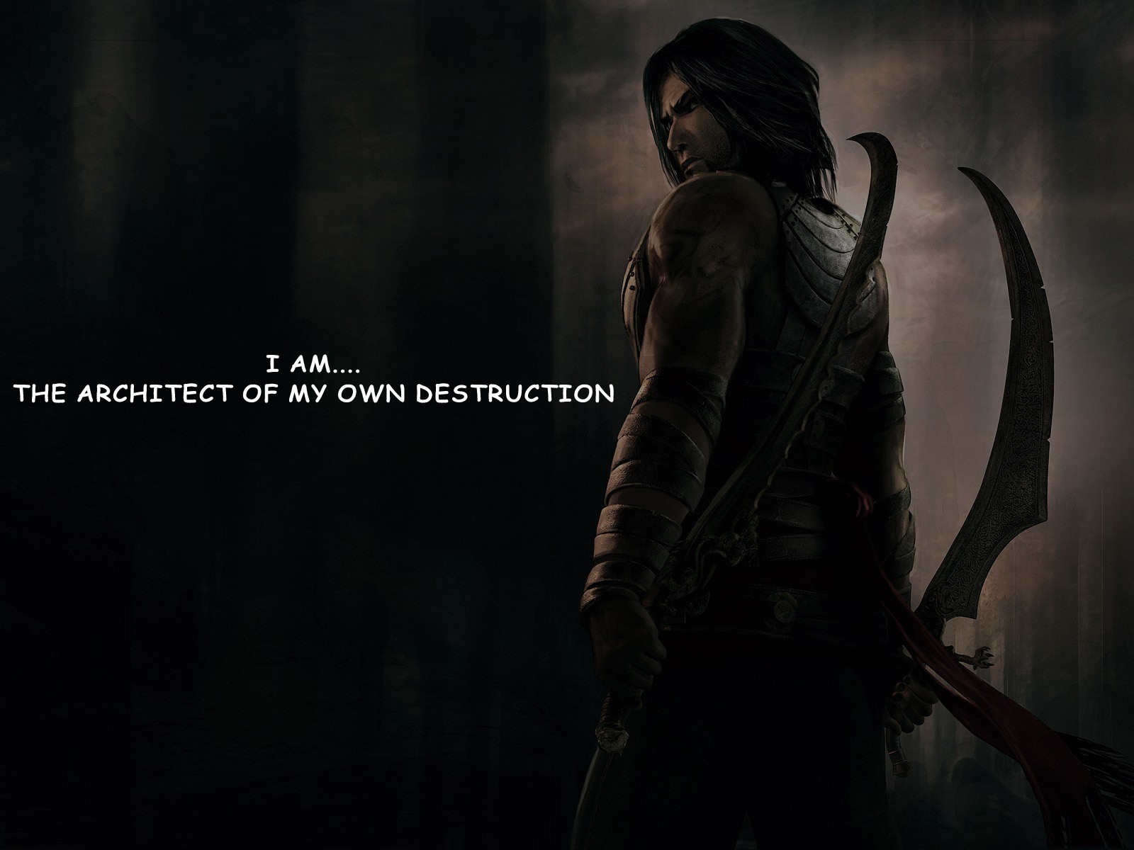 Quote Prince Of Persia Warrior Within Video Games Dark Video Game Heroes 1600x1200