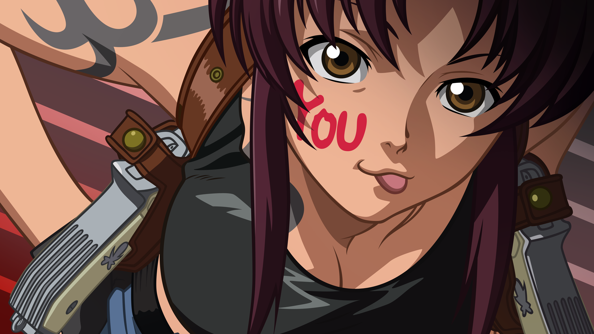 Anime Black Lagoon Anime Girls Revy 1920x1080