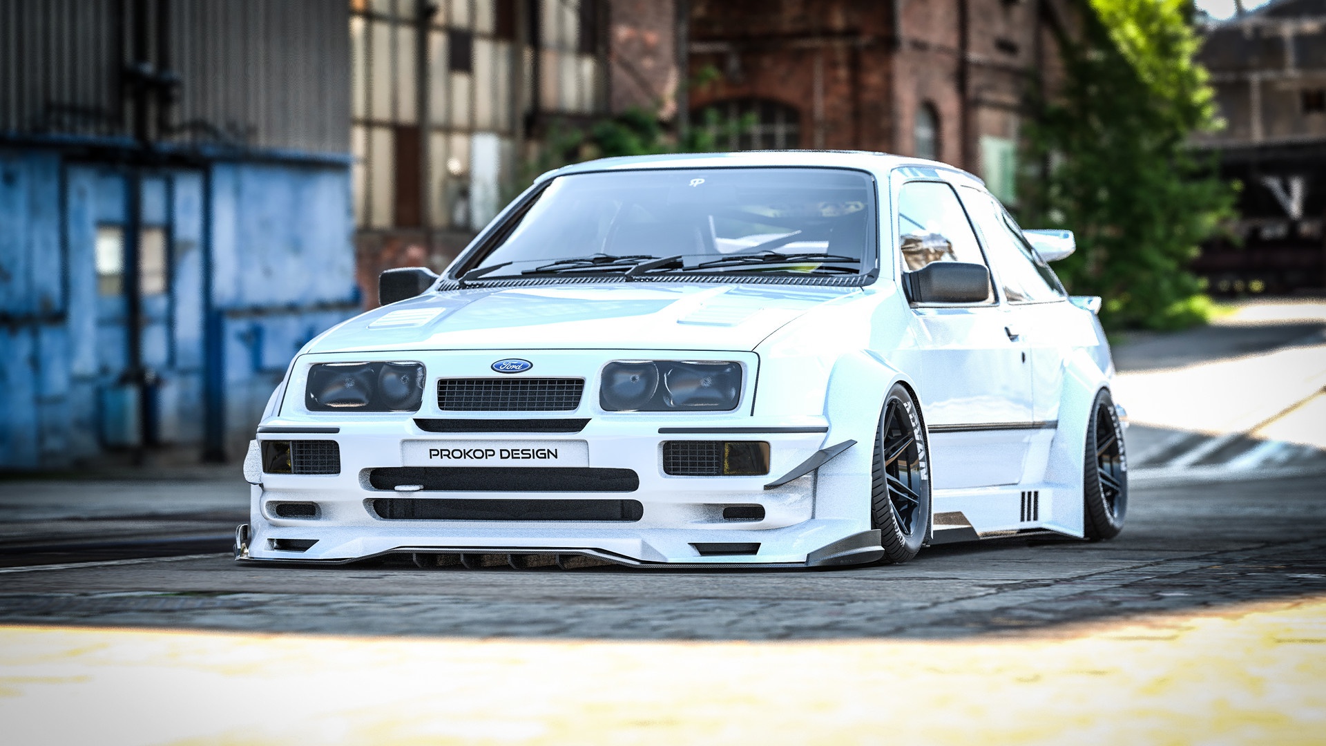 Car Vehicle Rostislav Prokop Ford Ford Sierra 1920x1080