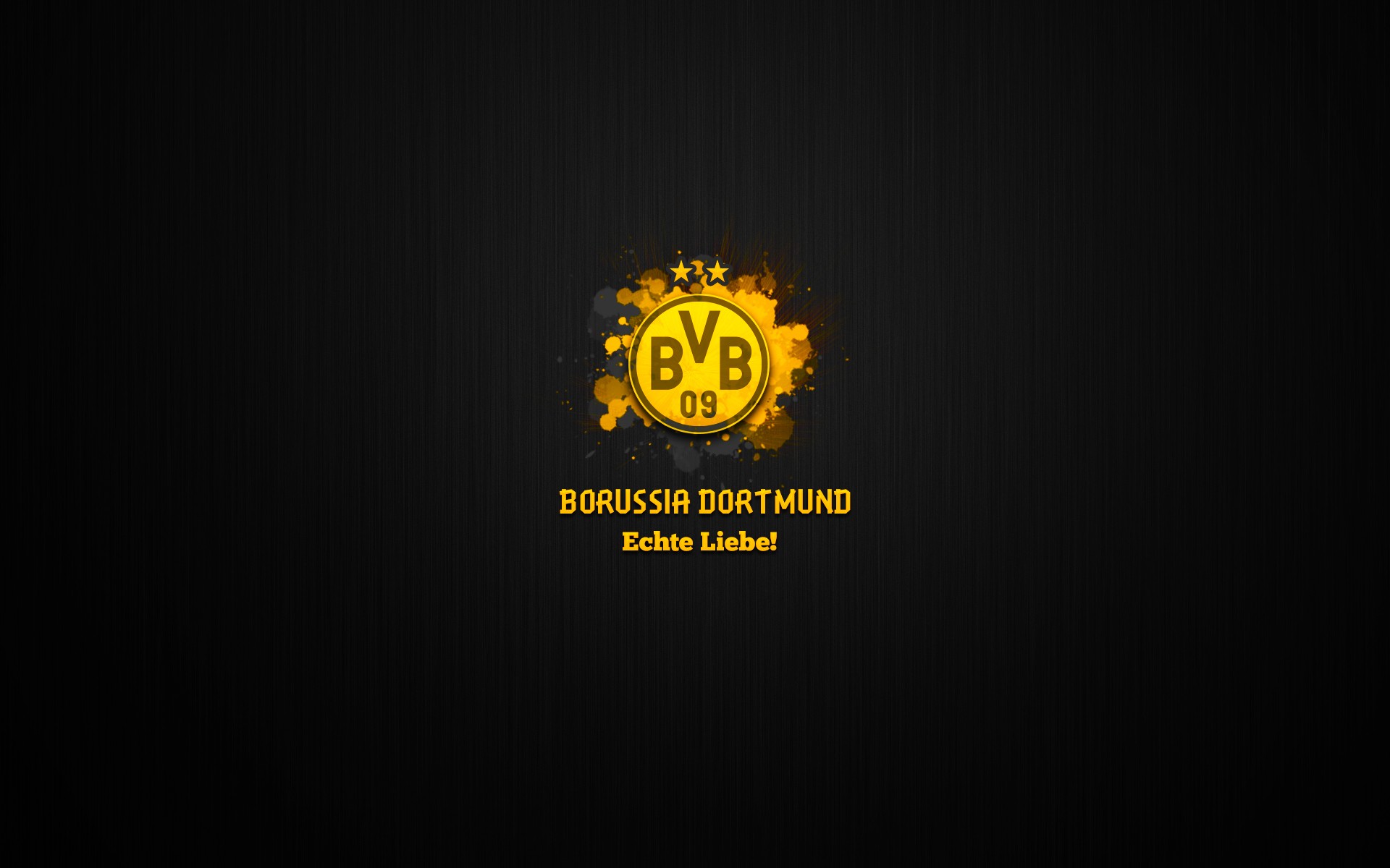 BVB Borussia Dortmund Soccer Sport Sports Minimalism Digital Art Typography Black Background 1920x1200