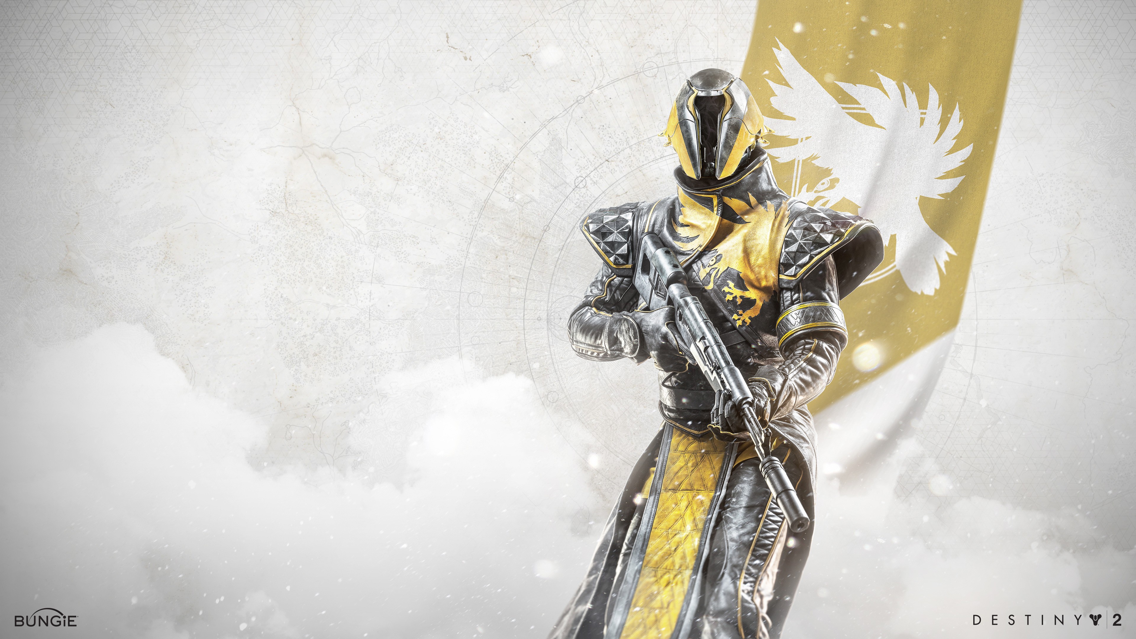 Destiny 2 Video Game Video Games Science Fiction Weapon Warlock Destiny Soldier 3840x2160