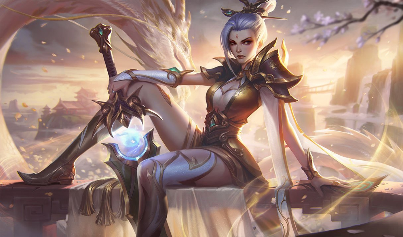 Riven Riven League Of Legends League Of Legends Riot Games 1400x826