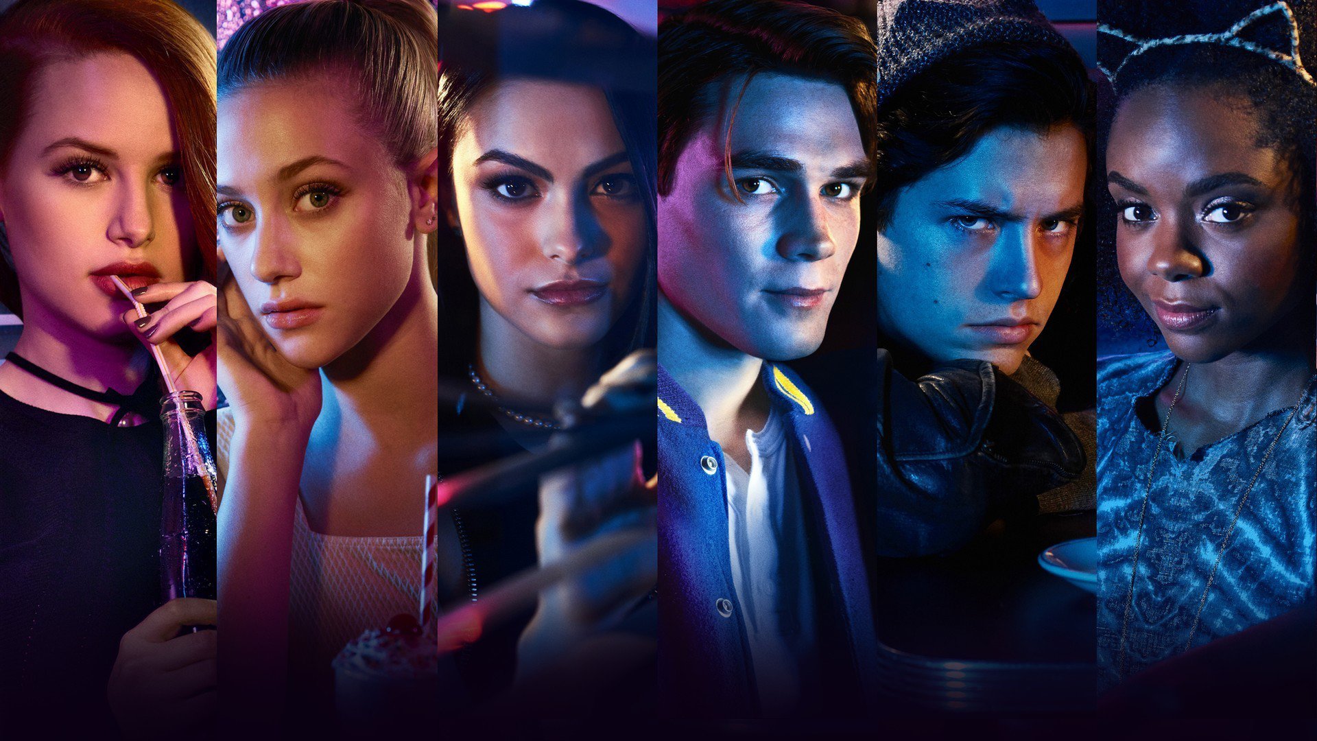 Camila Mendes Ashleigh Murray Cole Sprouse Madelaine Petsch Lili Reinhart KJ Apa 1920x1080