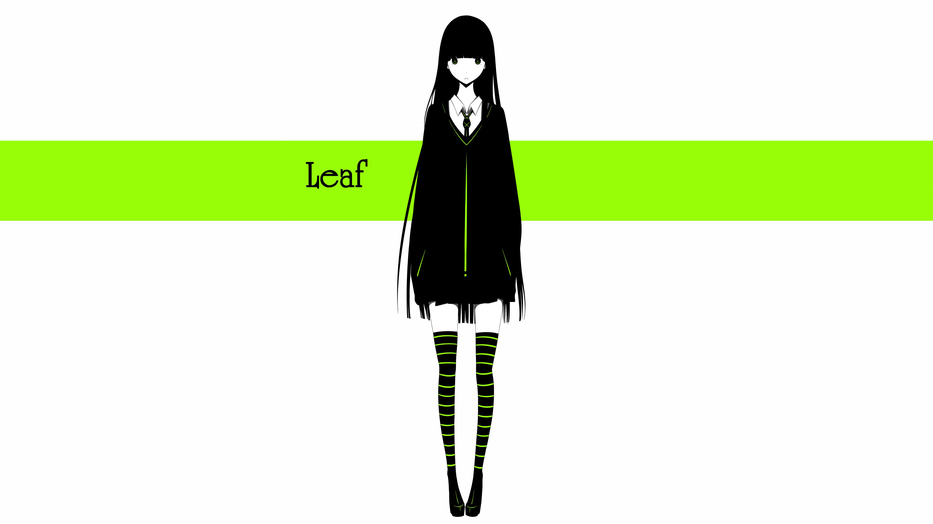 Haru Anime Girls Original Characters Simple Background Long Hair Thigh Highs Skirt Jacket Shirt 3112x1750