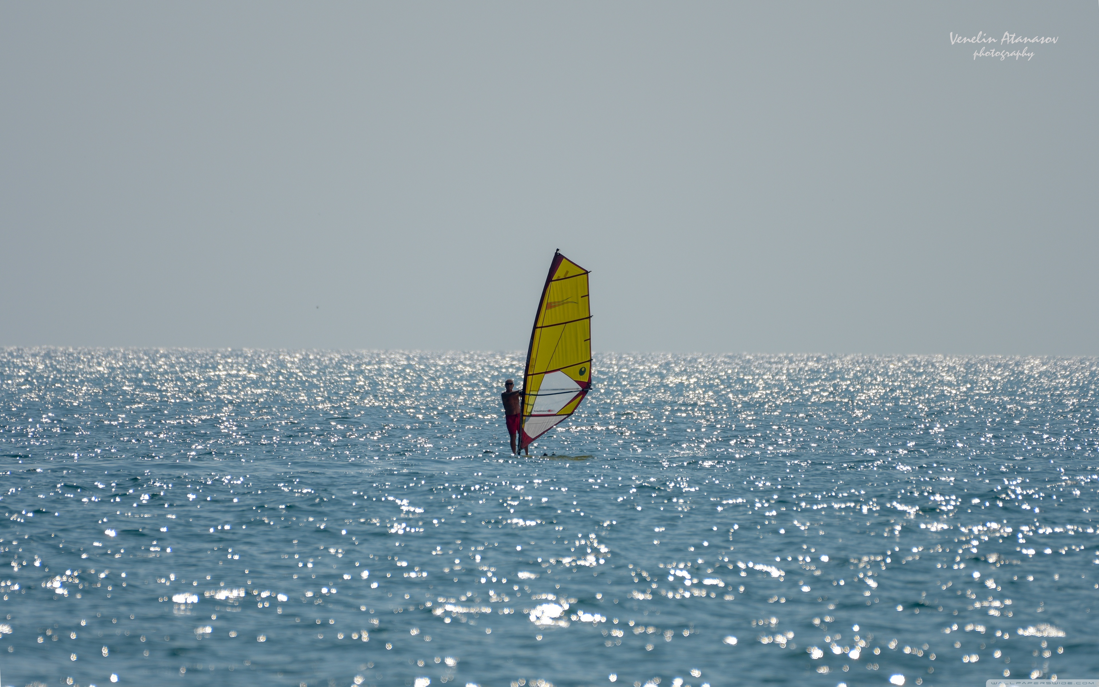 Windsurfing Sea Old People 3840x2400