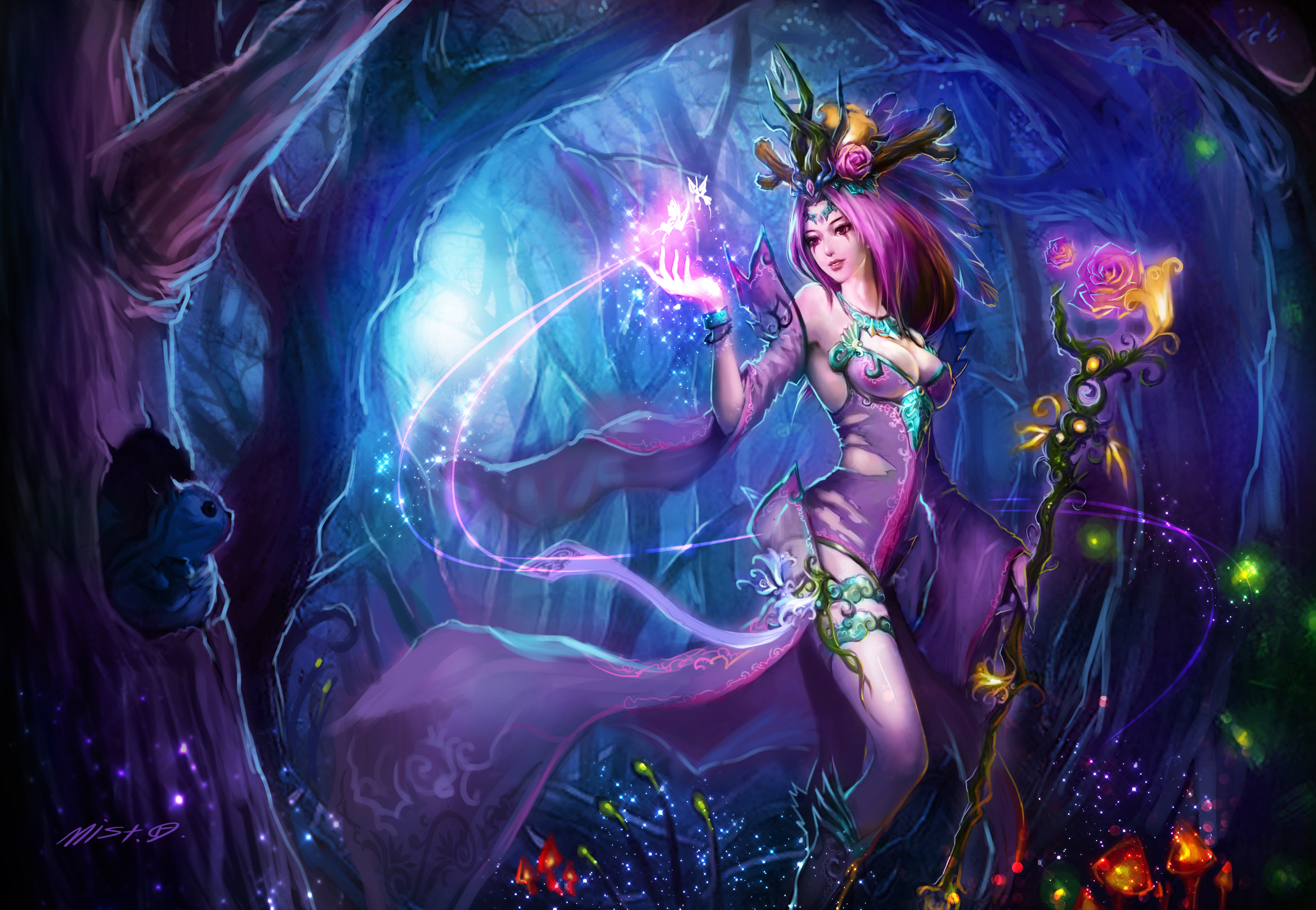 Angel Fairy Witch LeBlanc League Of Legends 3000x2073
