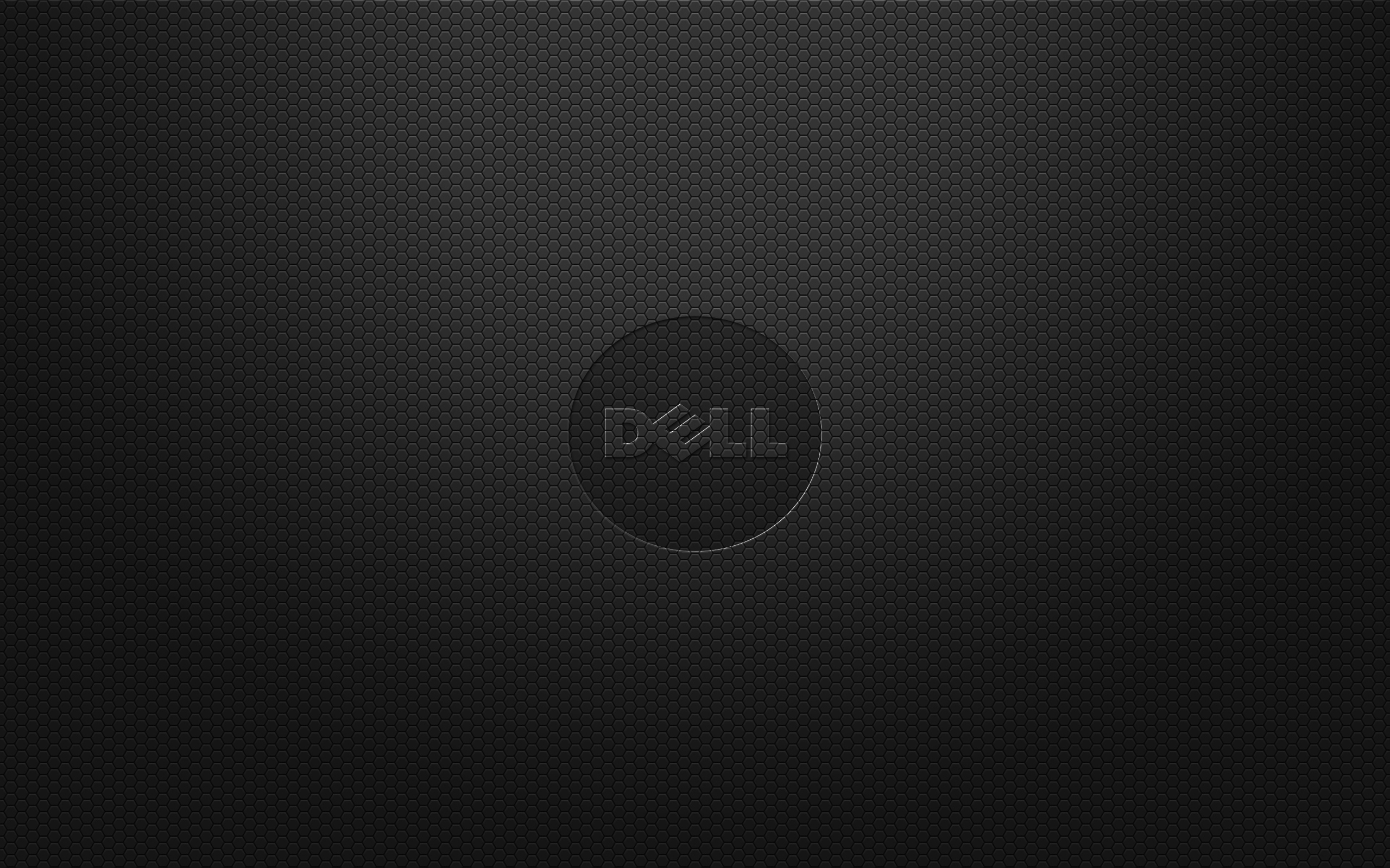 Dell Logo Digital Art Minimalism Texture 2560x1600