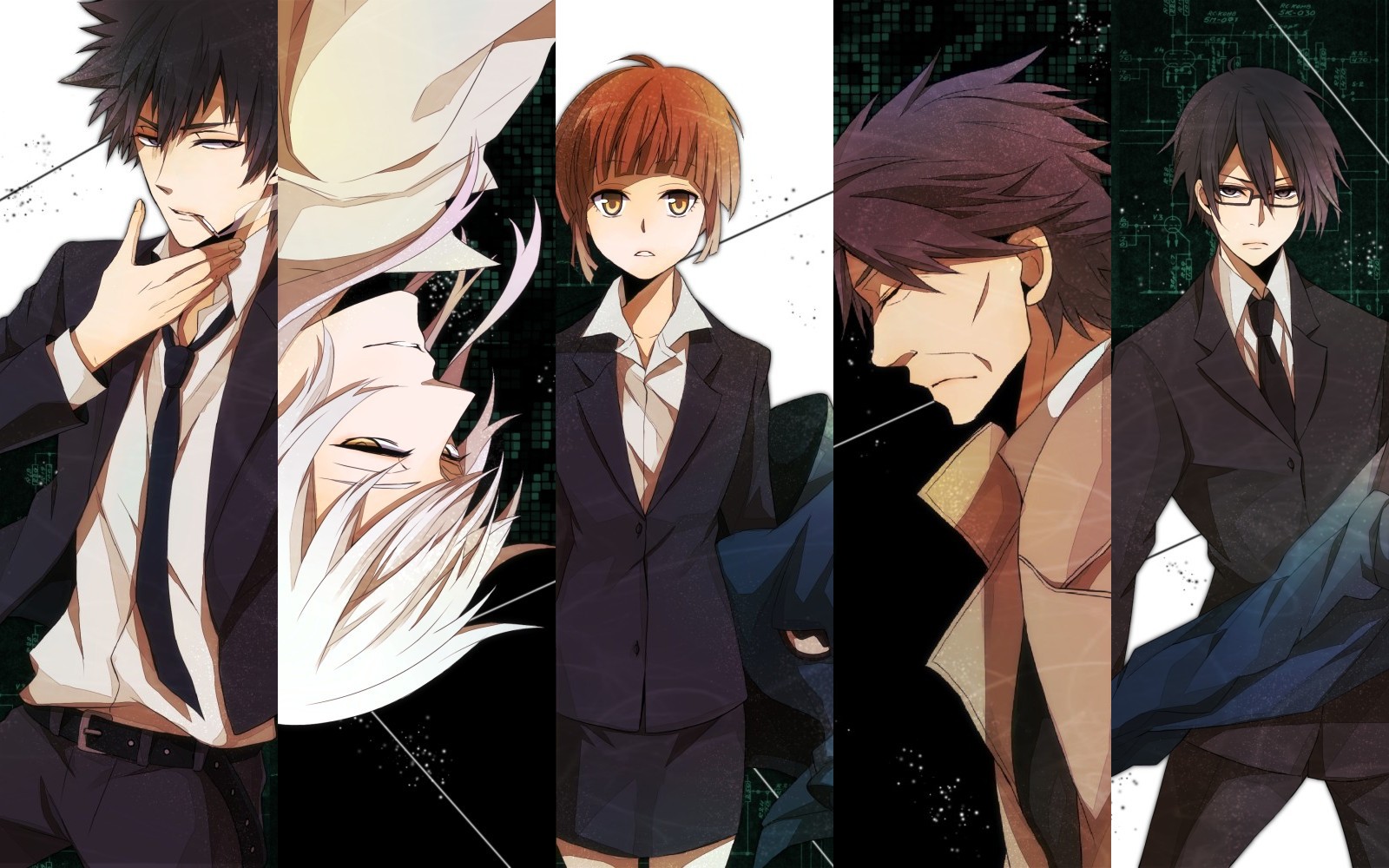 Psycho Pass Tsunemori Akane Shinya Kogami 1600x1000