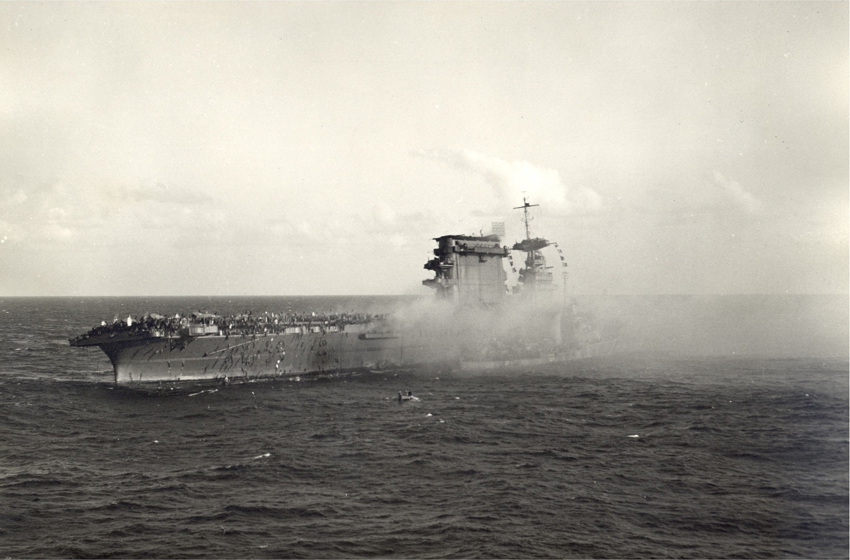 Aircraft Carrier Warship USS Lexington CV 16 2850x1880