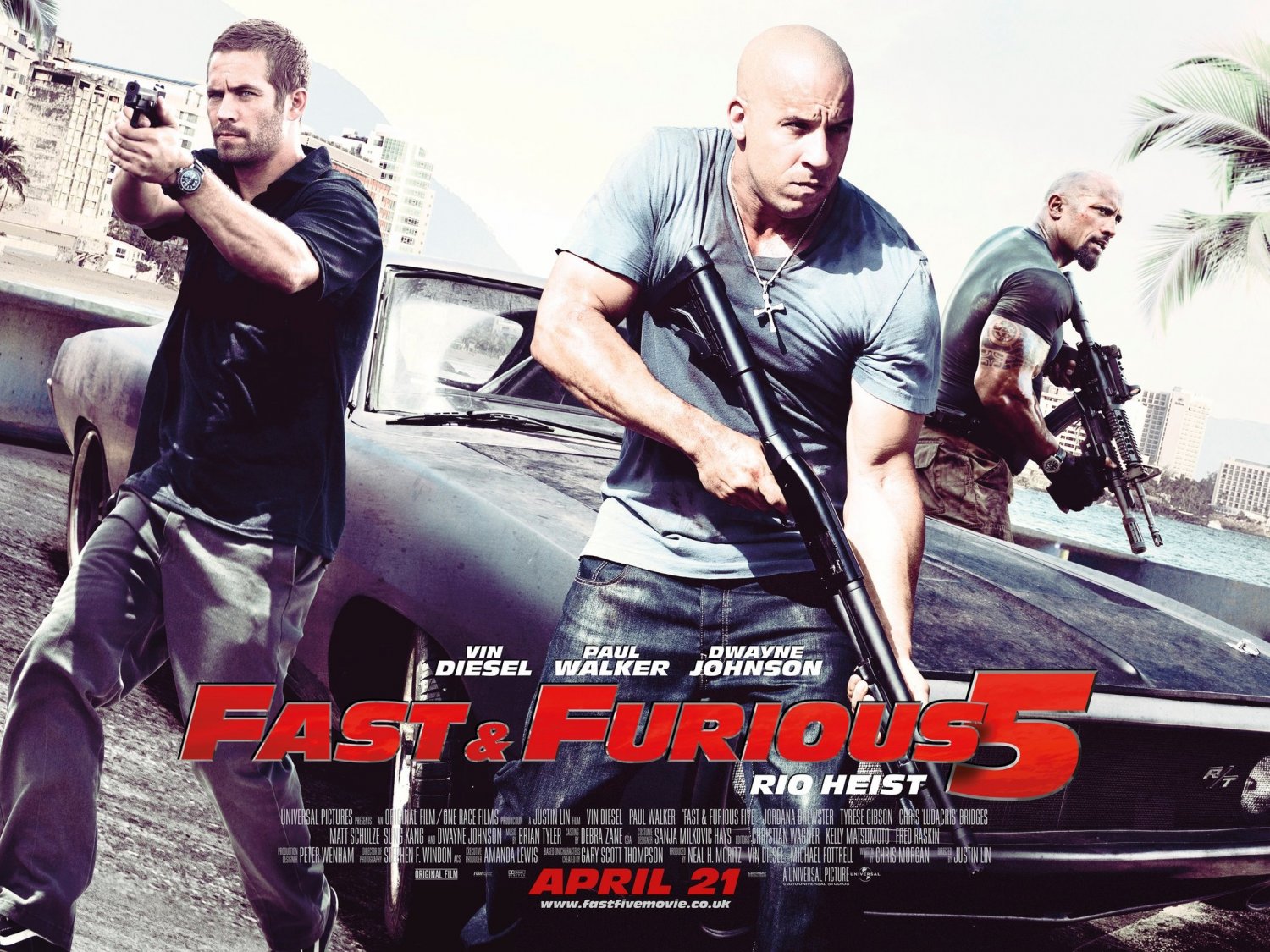 Brian OConner Paul Walker Luke Hobbs Dwayne Johnson Dominic Toretto Vin Diesel 1500x1125