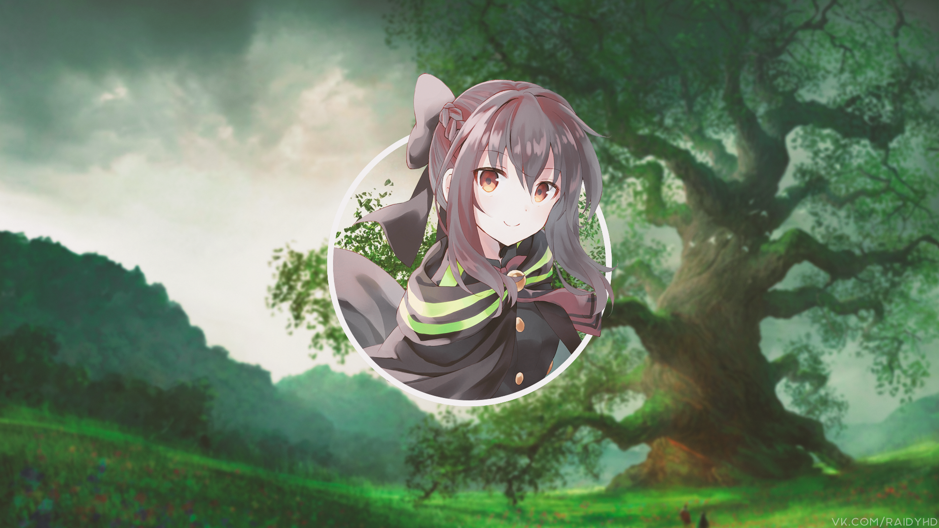 Anime Anime Girls Hiiragi Shinoa Picture In Picture Owari No Seraph 1920x1080