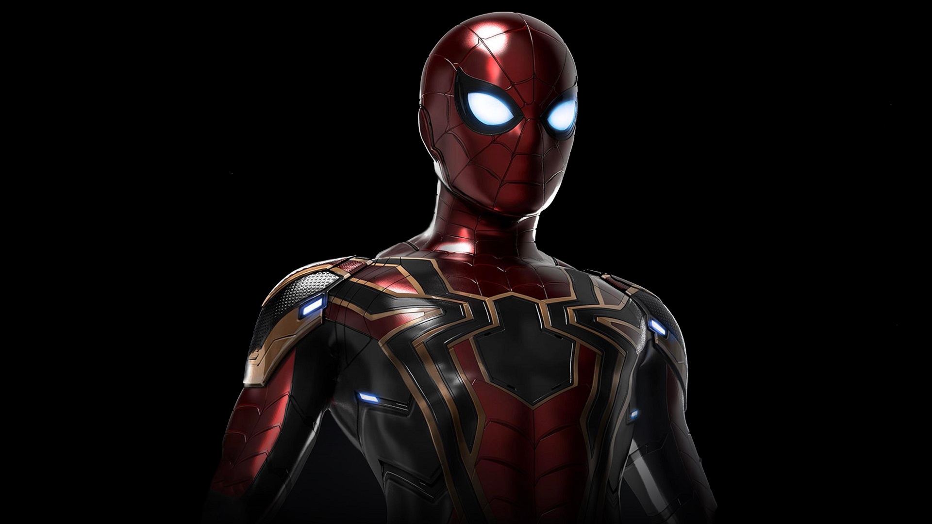 Marvel Comics Spider Man The Avengers Avengers Infinity War Iron Spider 1920x1080