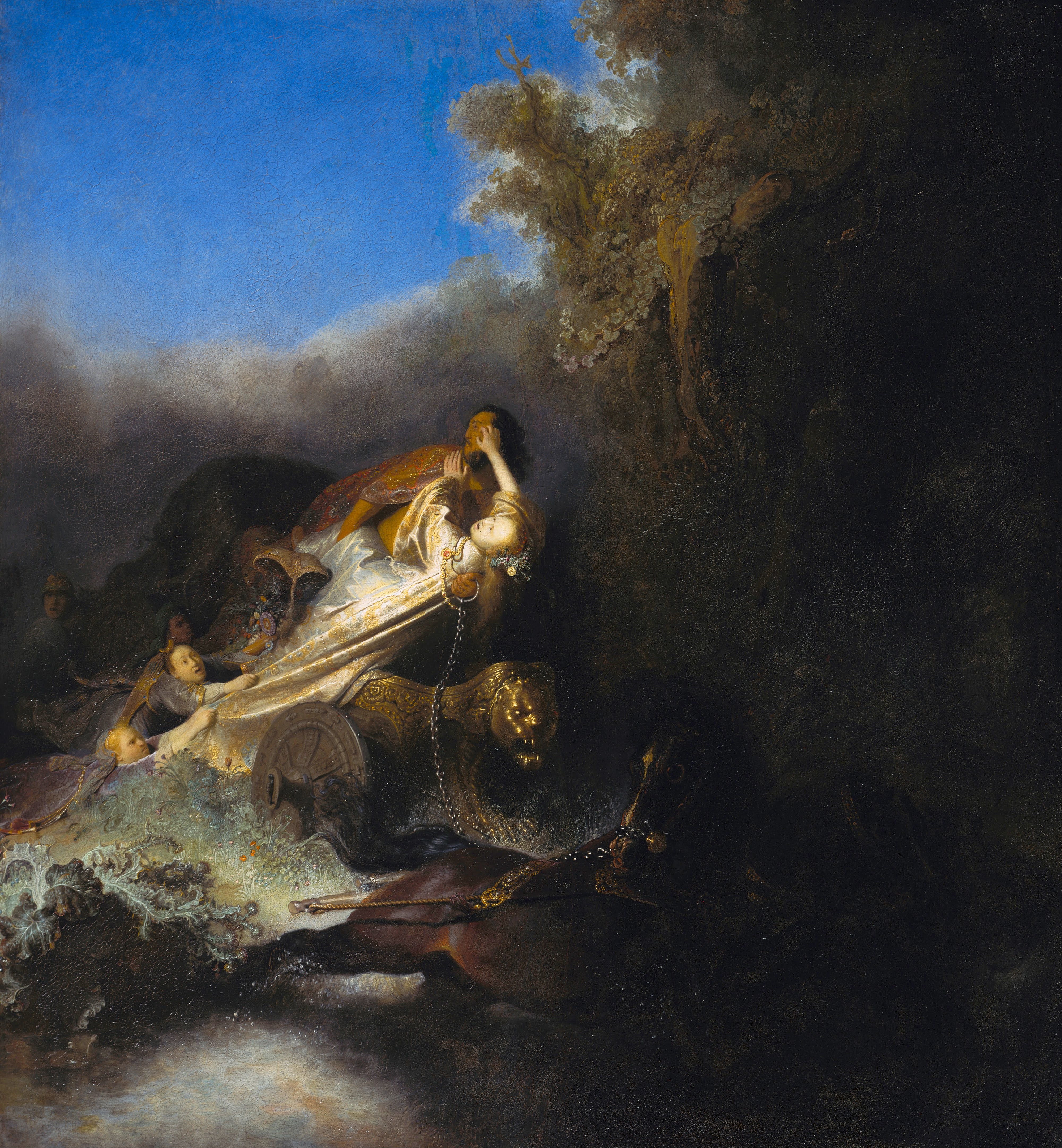 Artwork Painting Greek Mythology Hades Pluto Rembrandt Van Rijn Classic Art 4000x4326