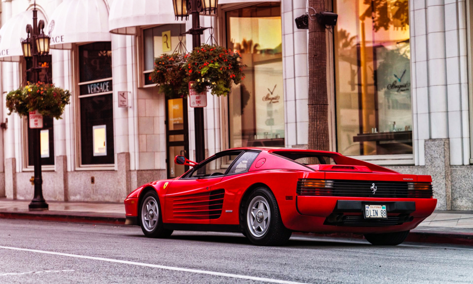 Car Vehicle Red Cars Ferrari Ferrari Testarossa 1920x1155