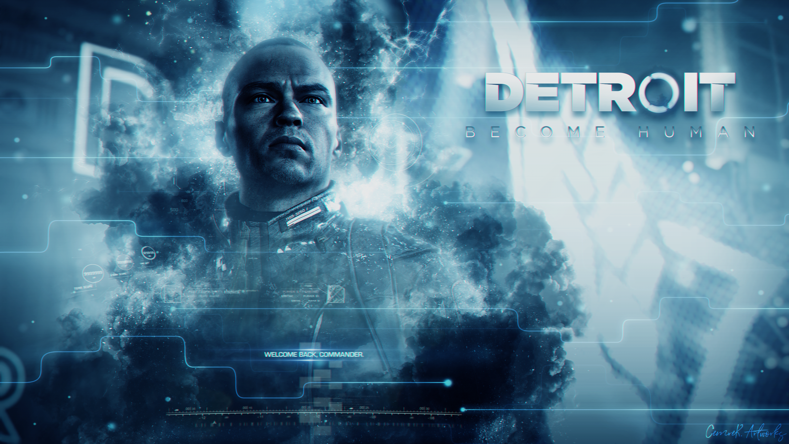 Detroit Become Human Detroit Become Human Game Art Markus Detroit Become Human Quantic Dream PlaySta 2560x1440