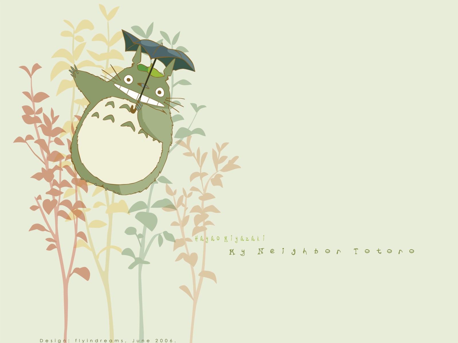 My Neighbor Totoro Totoro Studio Ghibli 1600x1200