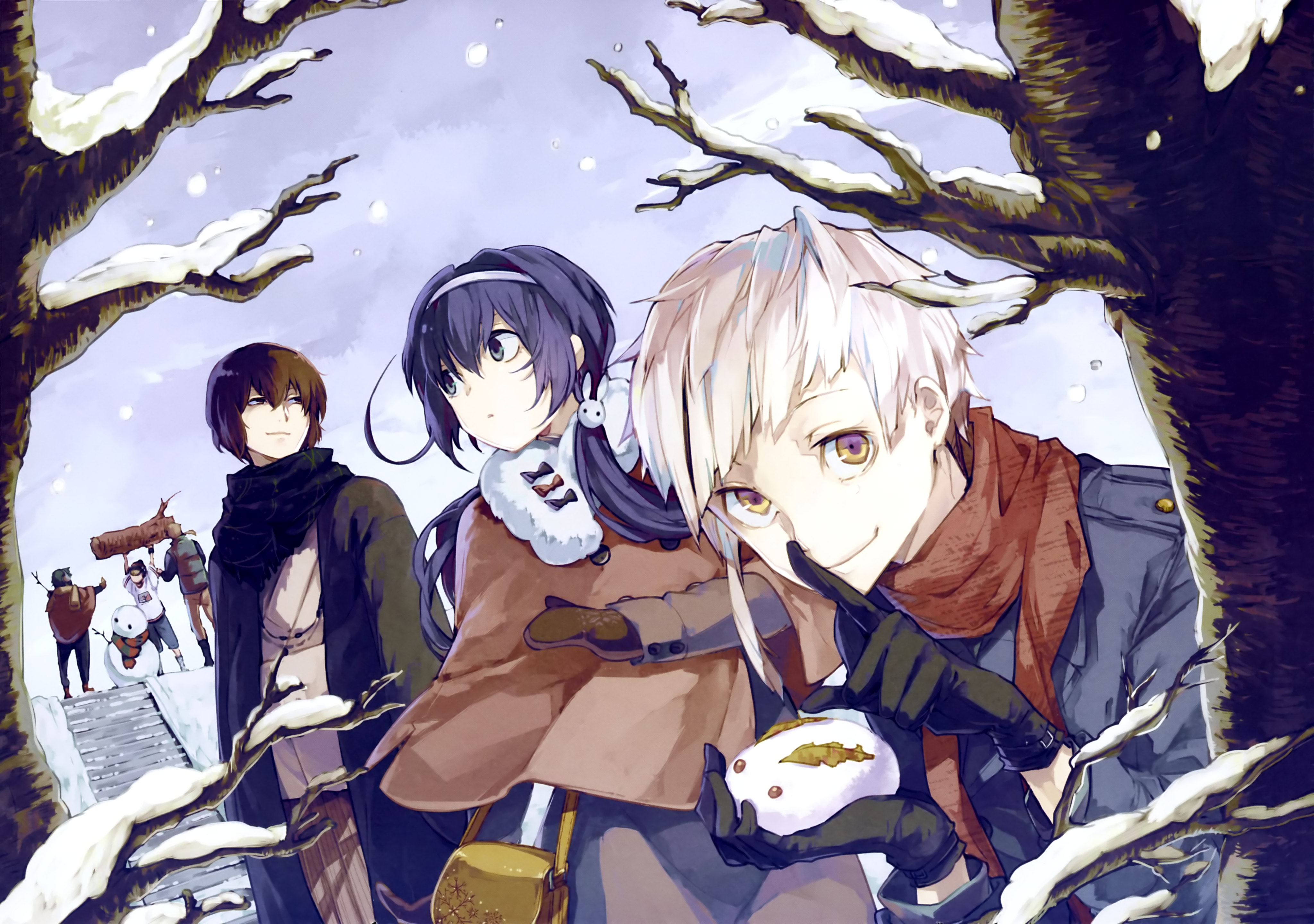 Bungou Stray Dogs Dazai Osamu Nakajima Atsushi Izumi Kyouka 4095x2881