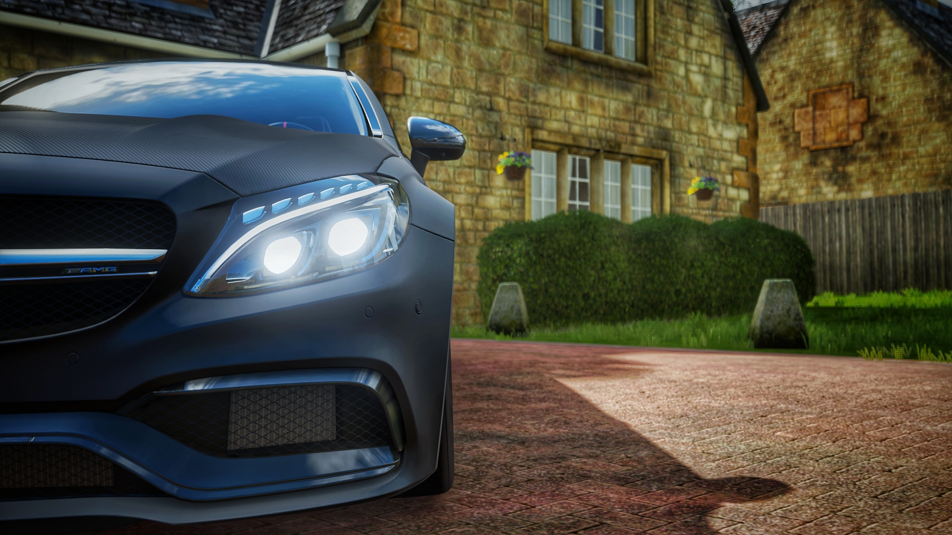 Mercedes Benz C63 AMG C63 AMG Mercedes AMG Forza Horizon 4 Video Games Car C63s 1920x1080