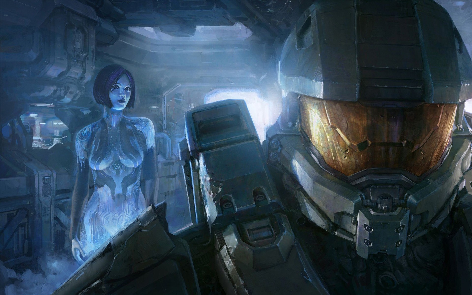 Halo Halo 4 Cortana Master Chief Video Games 1920x1200