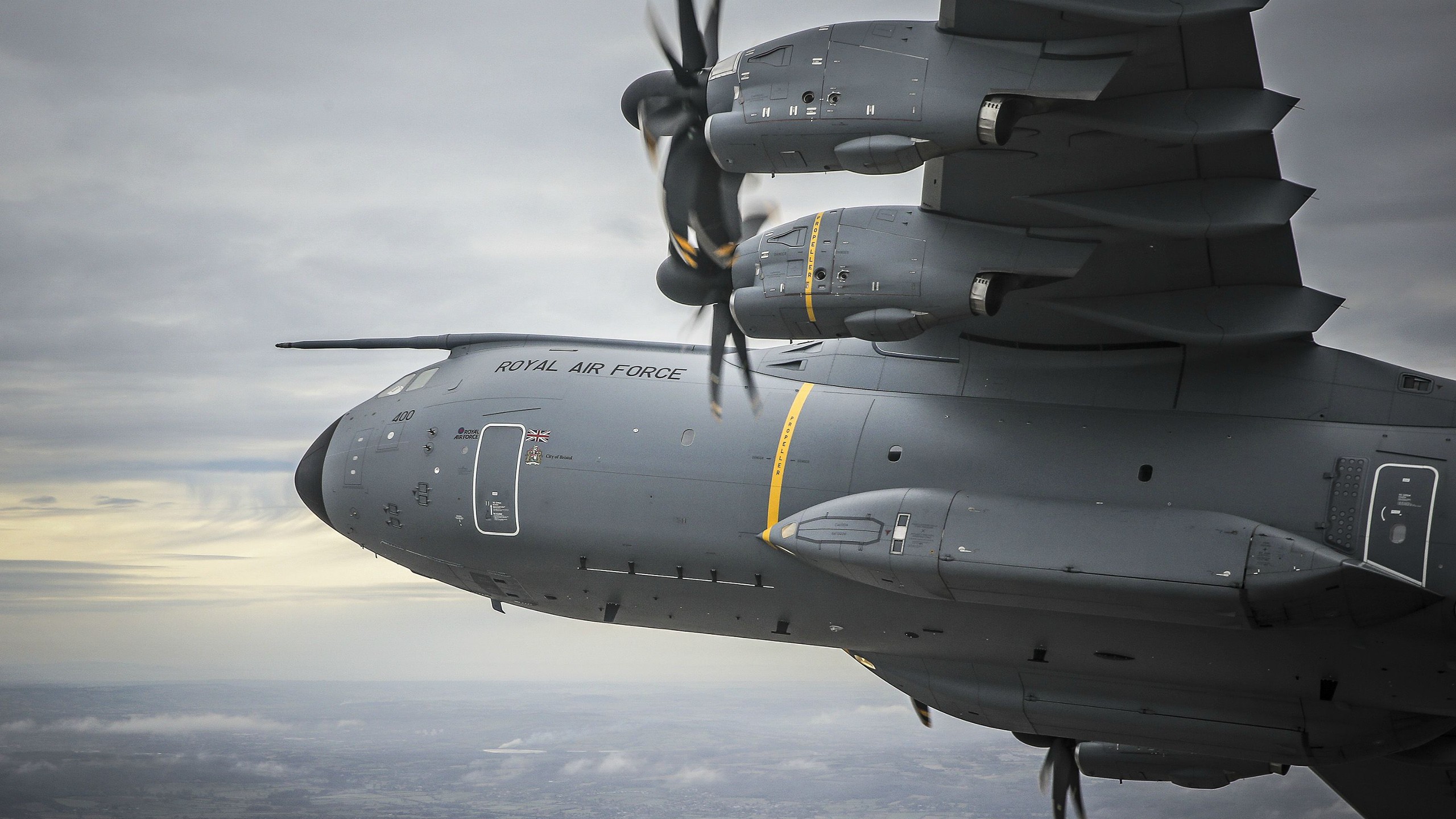 Military Royal Airforce Airbus A400M Atlas 2560x1440