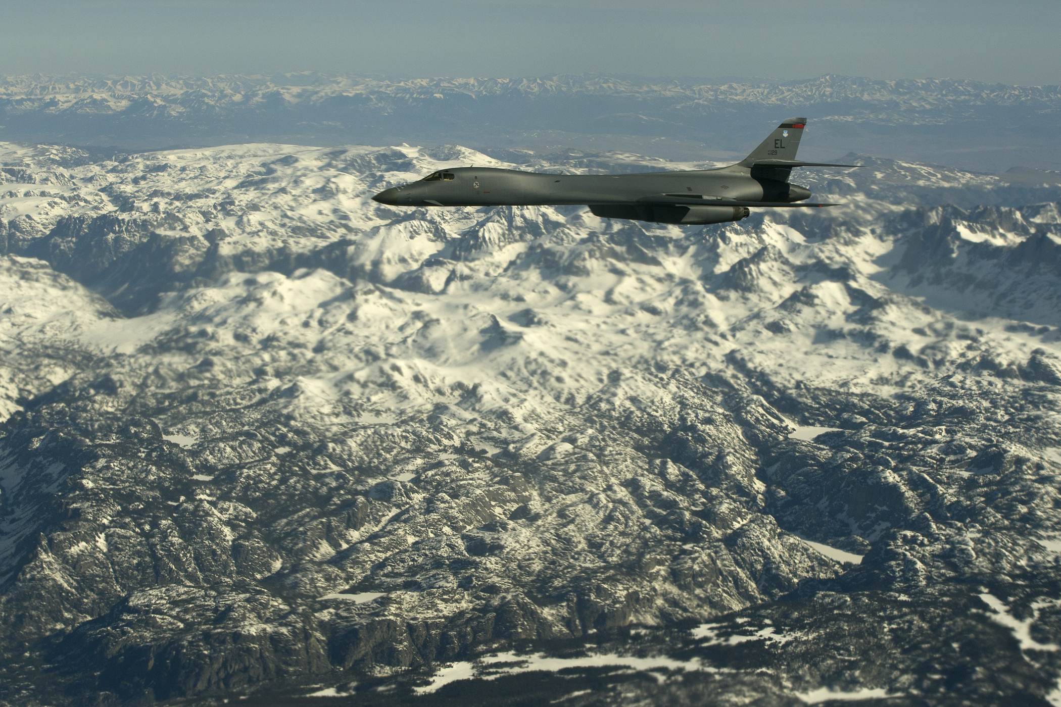 Air Force Rockwell B 1 Lancer Bomber Mountain Aircraft Airplane 2100x1400