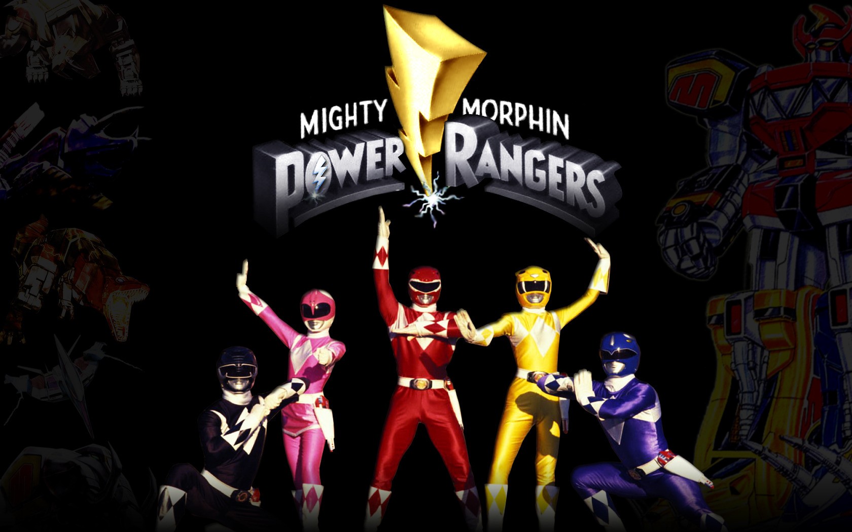 Power Rangers Tv Series TV Mighty Morphin Power Rangers 1680x1050