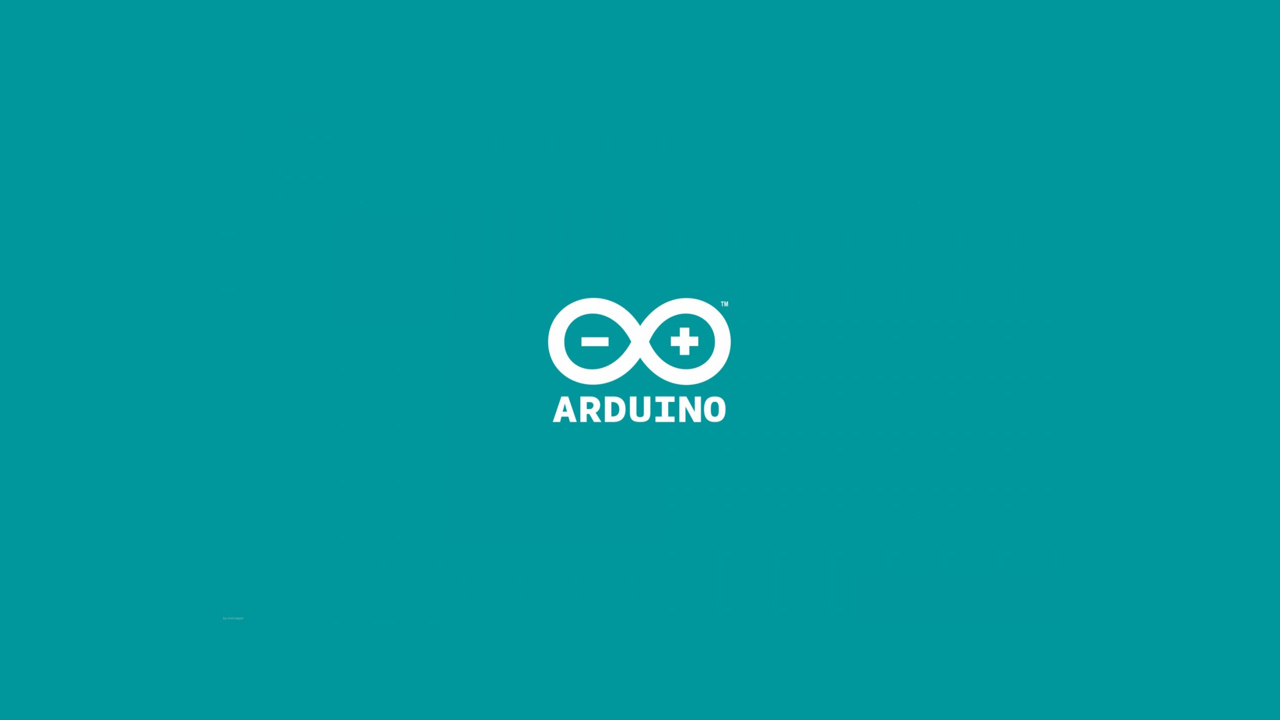 Arduino Open Source Blue Background Simple Background 2560x1440