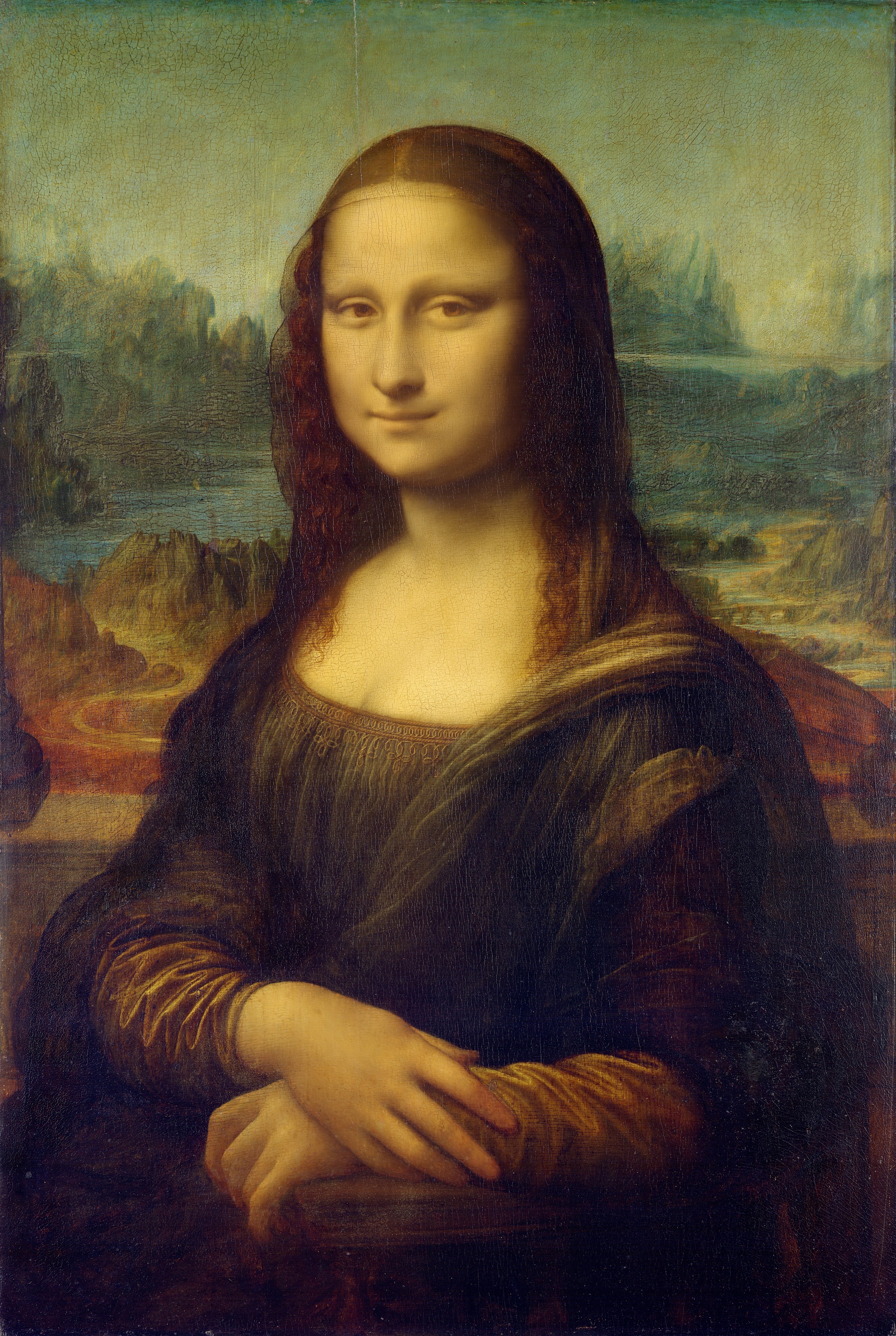 Mona Lisa Leonardo Da Vinci Classical Art Painting 3000x4471