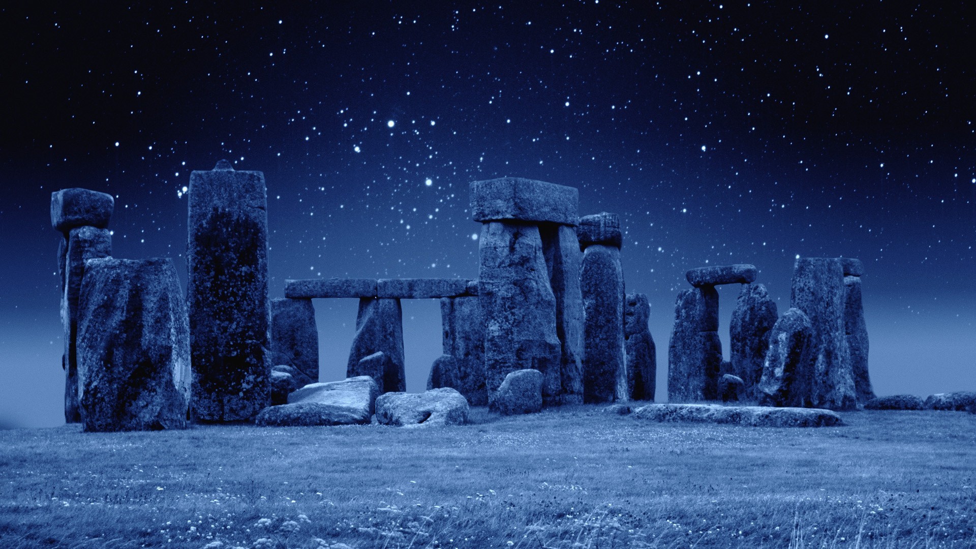 Stonehenge History Night Sky 1920x1080
