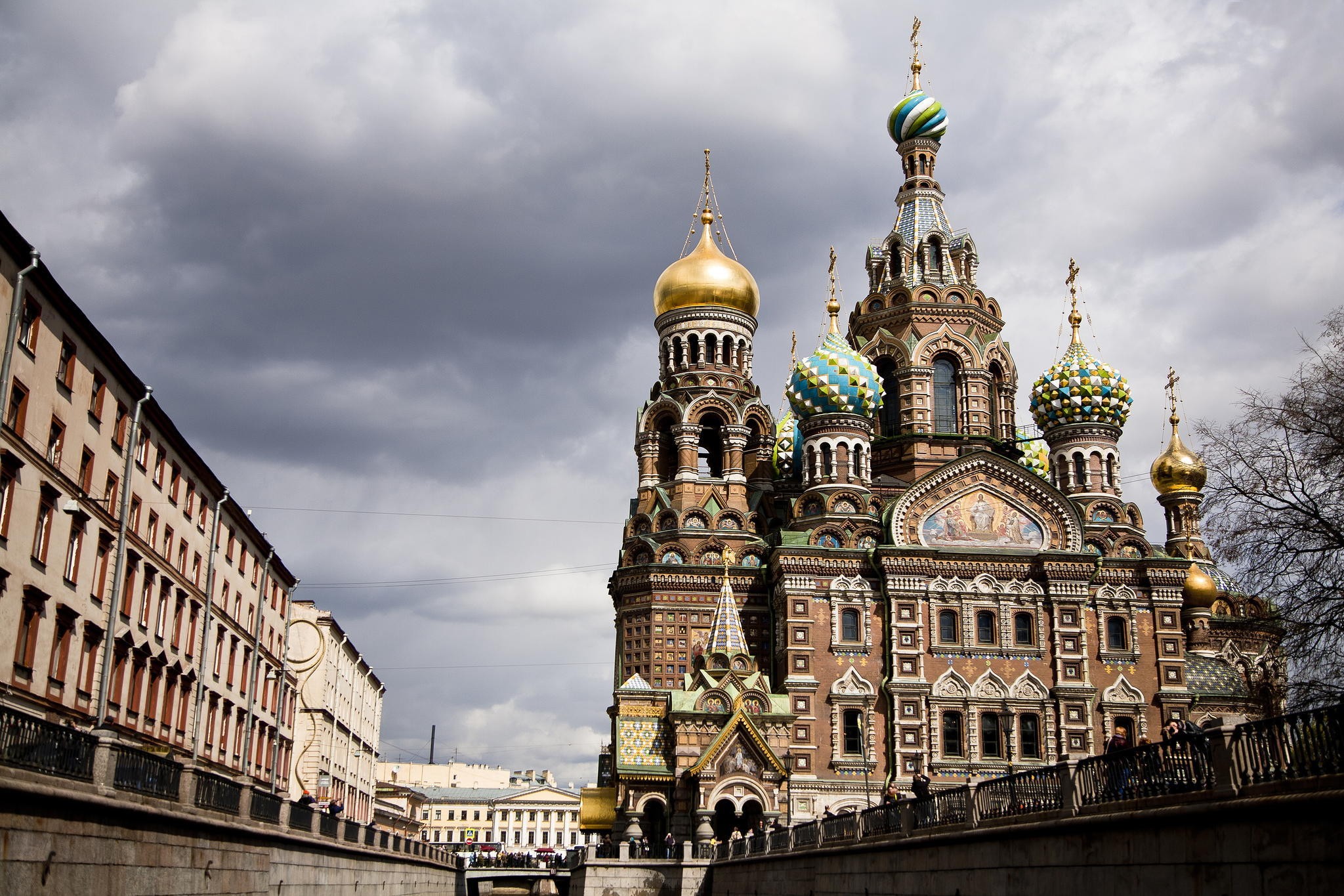 Russia Church Cityscape St Petersburg 2048x1365