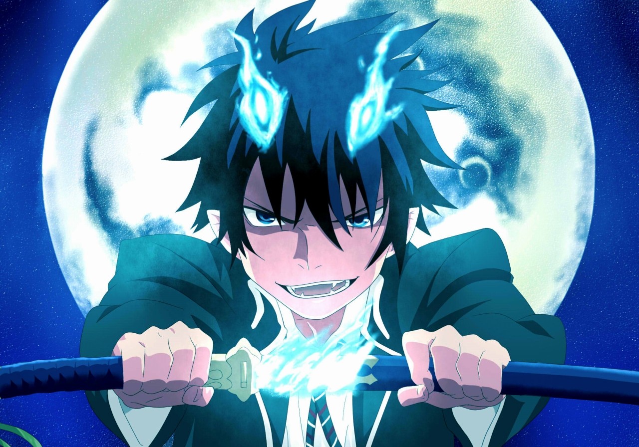 Blue Exorcist Okumura Rin Anime Anime Boys 1280x896