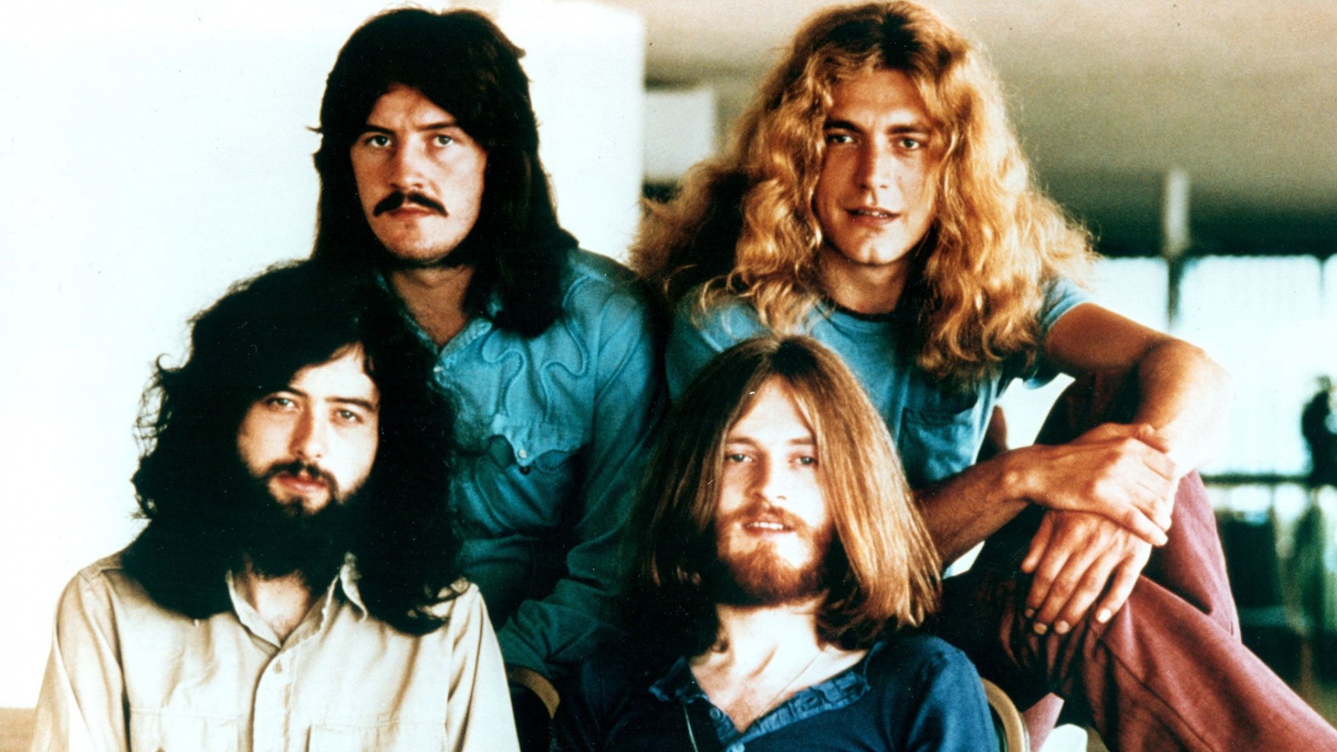 Men Led Zeppelin Robert Plant Jimmy Page John Bonham John Paul Jones 1920x1080