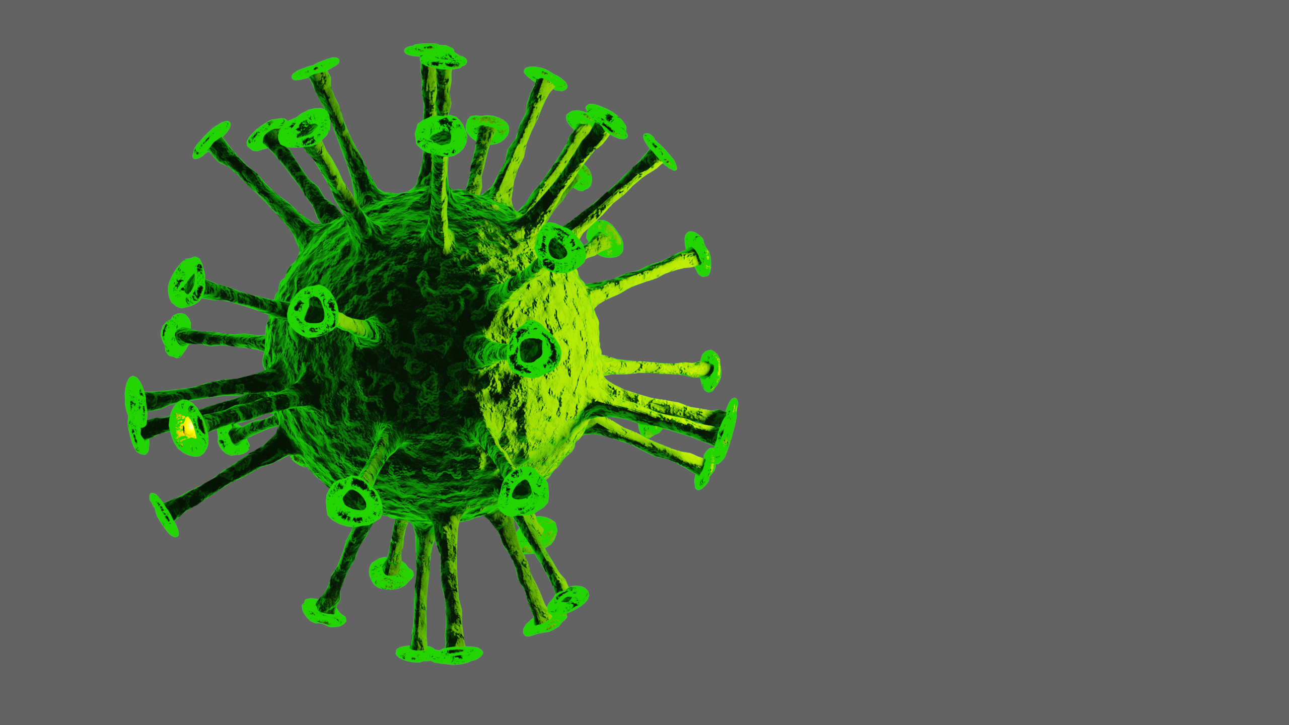 Covid Virus Simple Background Viruses 2560x1440