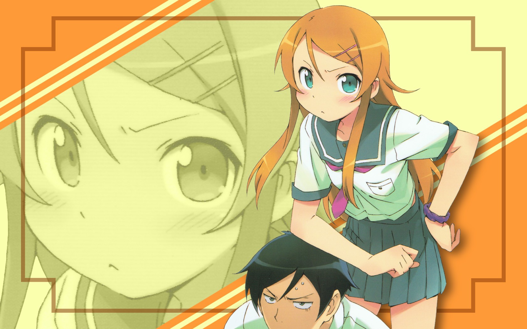 Ore No Imouto Ga Konnani Kawaii Wake Ga Nai Kousaka Kirino Kousaka Kyousuke 1680x1050