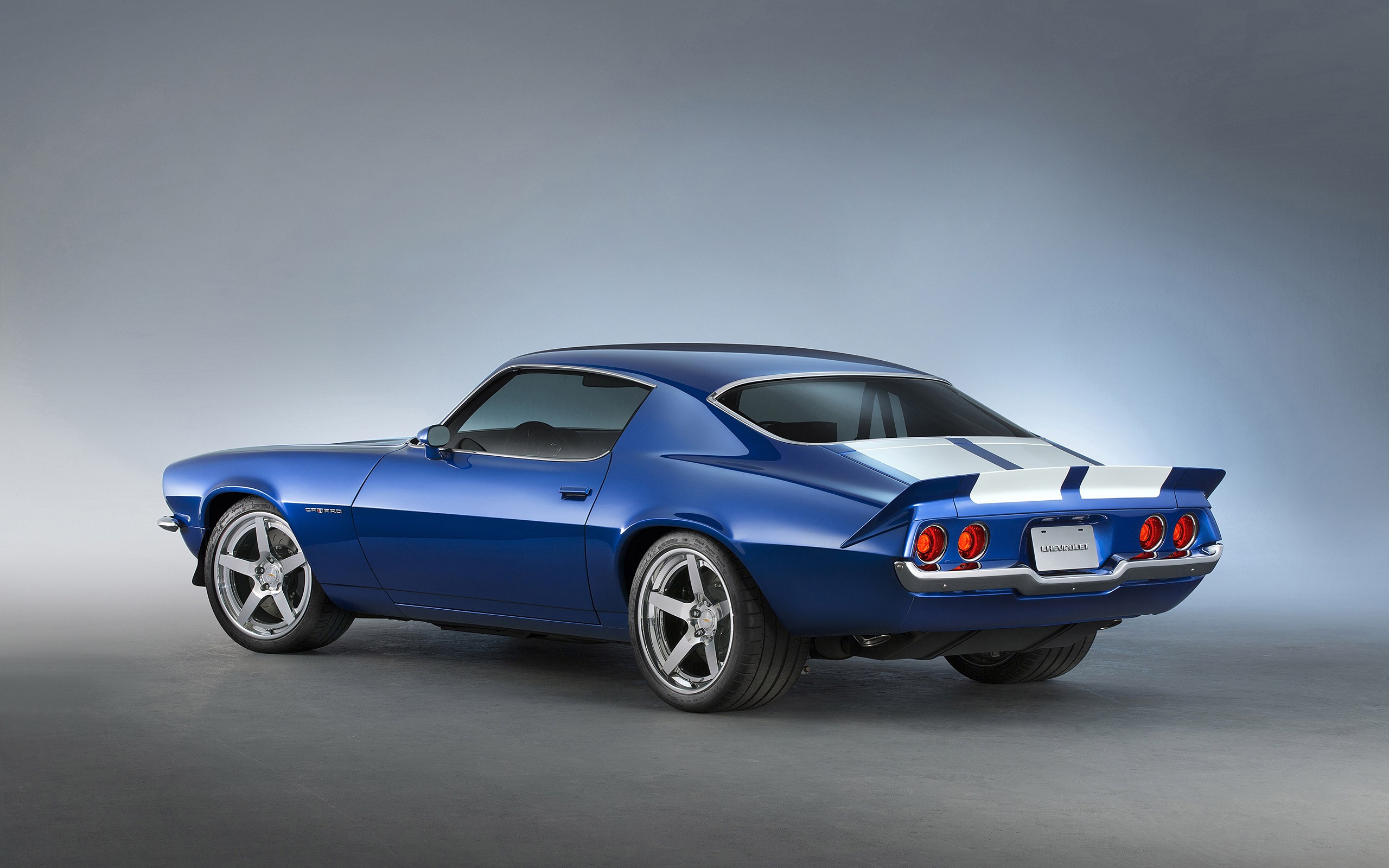 Chevrolet Camaro RS Car Chevrolet Blue Cars Vehicle 2560x1600