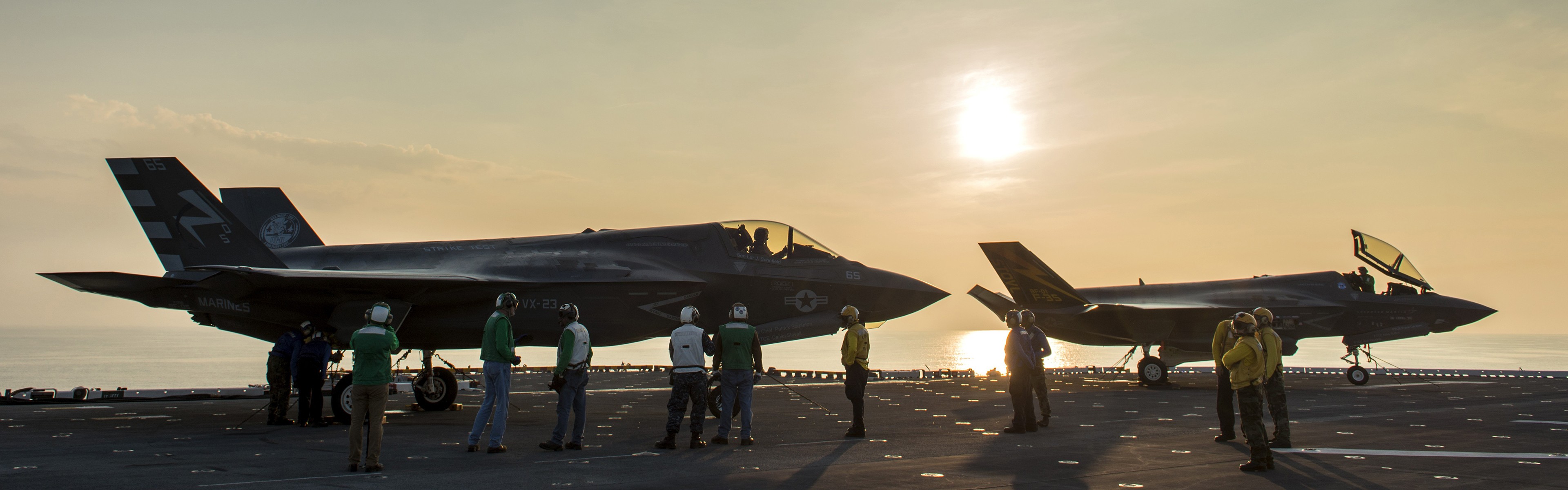 Lockheed Martin F 35 Lightning Ii Military Aircraft Aircraft Jet Fighter Aircraft Carrier USMC Dual  3840x1200