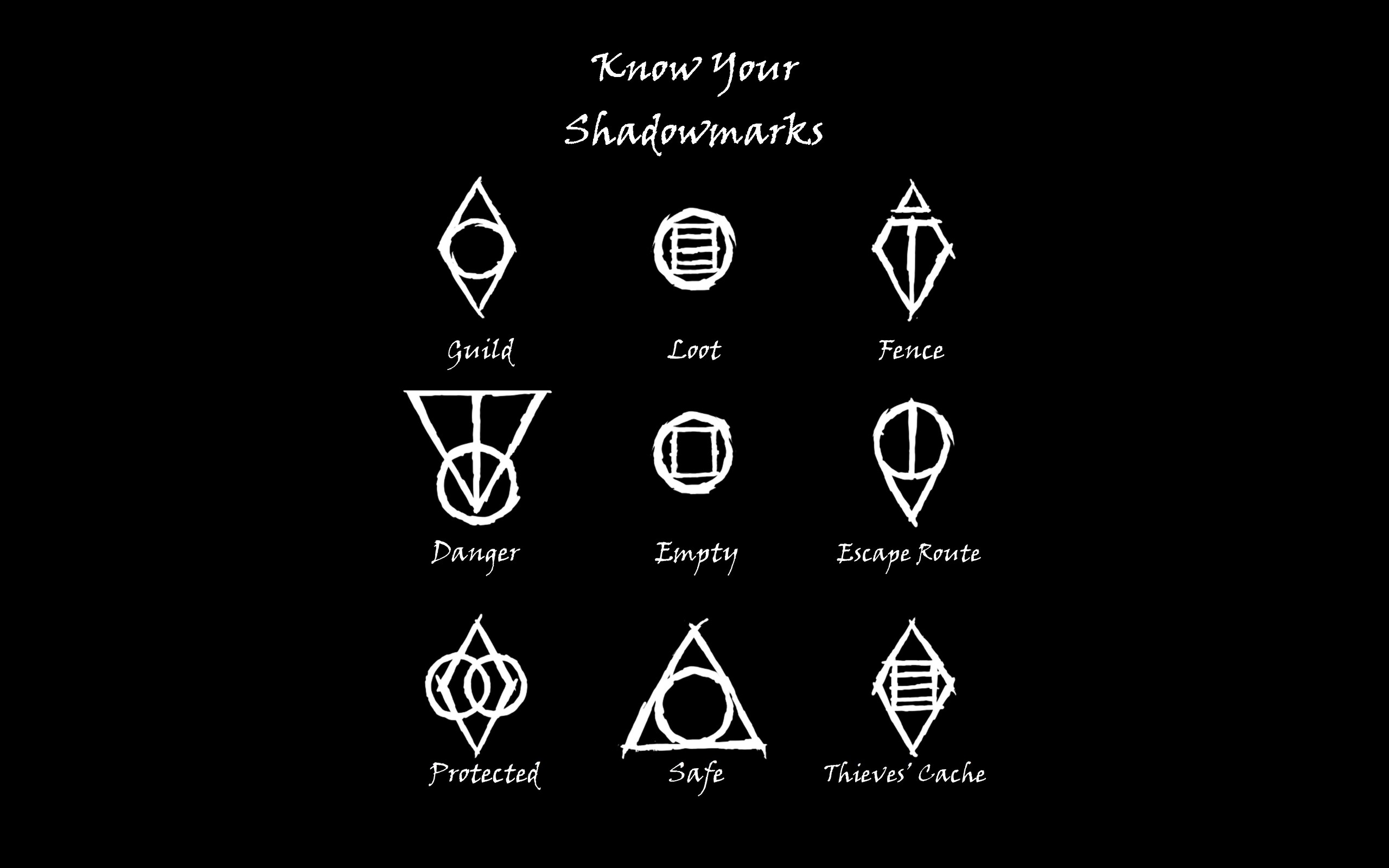 The Elder Scrolls V Skyrim Black Symbols The Elder Scrolls IV Oblivion Video Games 2560x1600