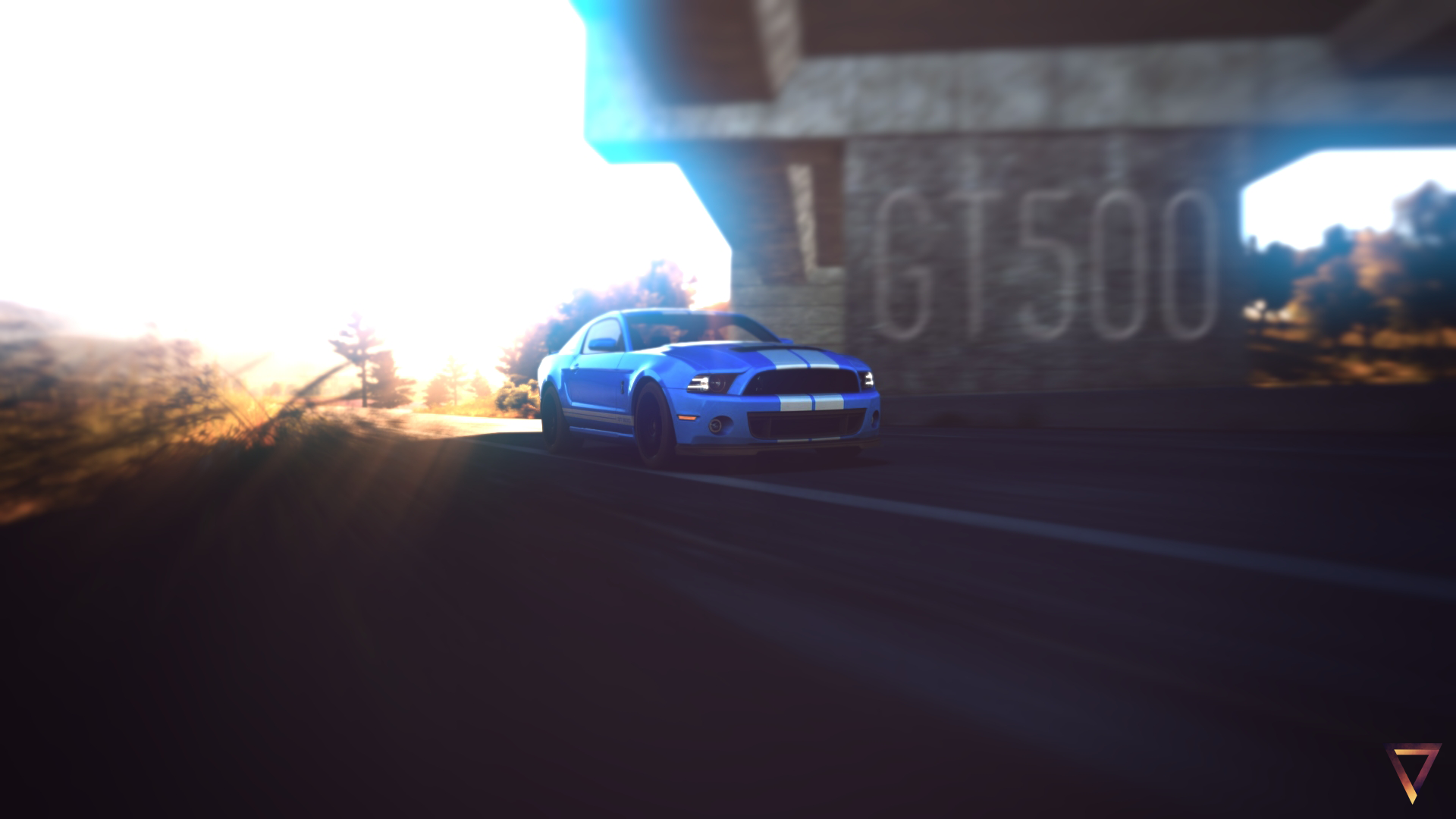 Gt500 2013 Ford Ford Mustang Shelby Blue Cars 1920x1080