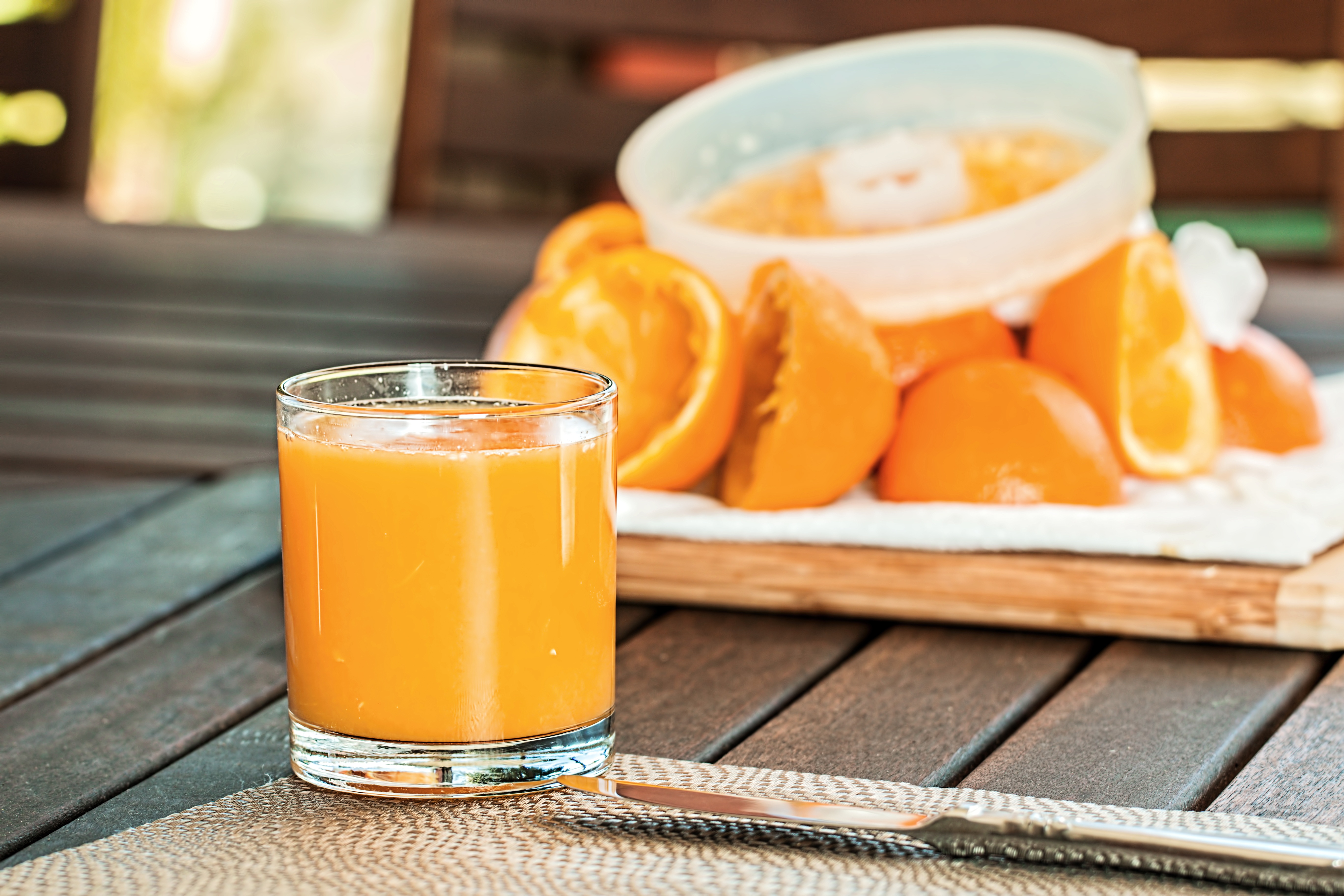Juice Drink Glass Orange Fruit 5472x3648