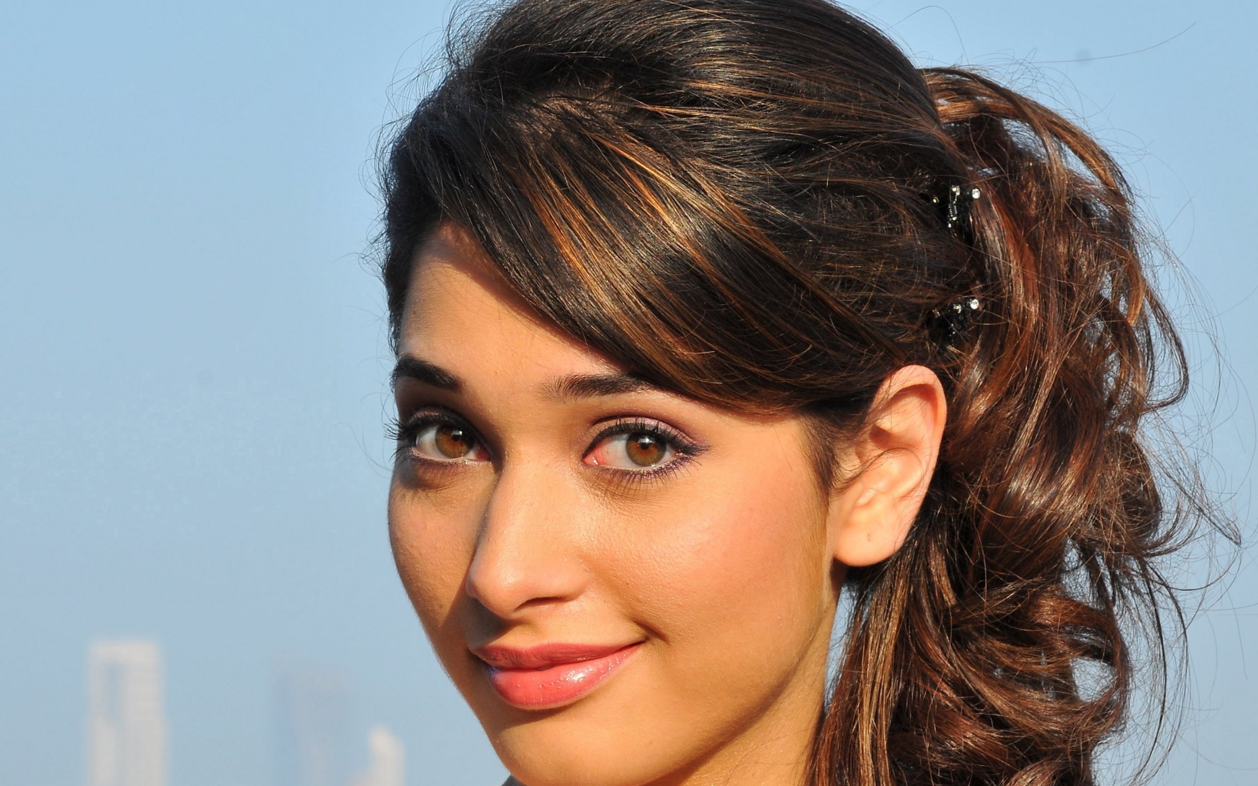 Tamannaah Bhatia Bollywood Girl Woman Face 2560x1600