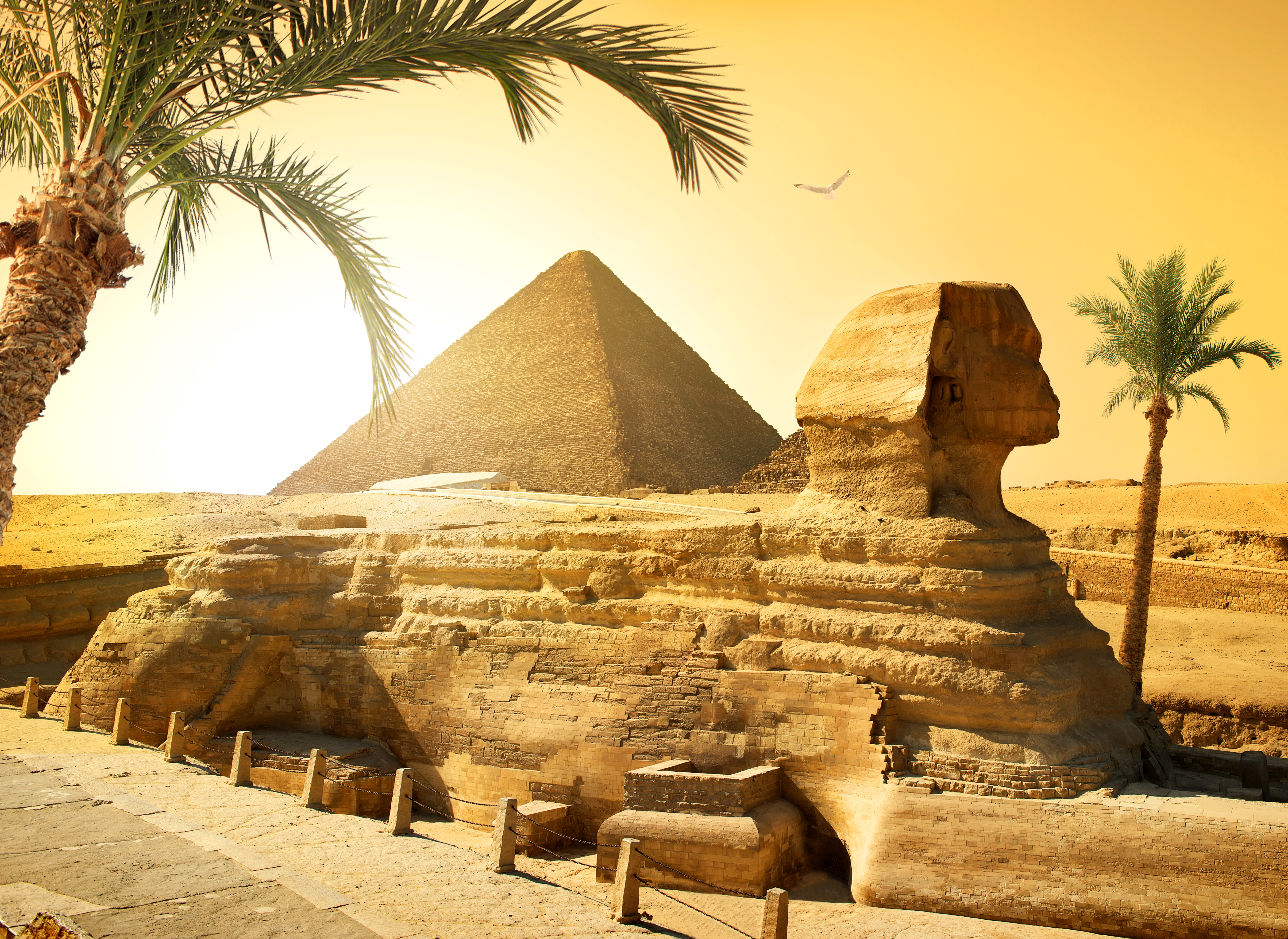Pyramid Egyptian Sphinx 5486x4000