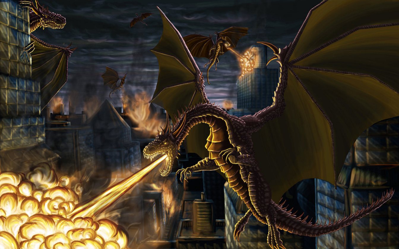 Dragon City Rampage Dragon Attack 1344x840
